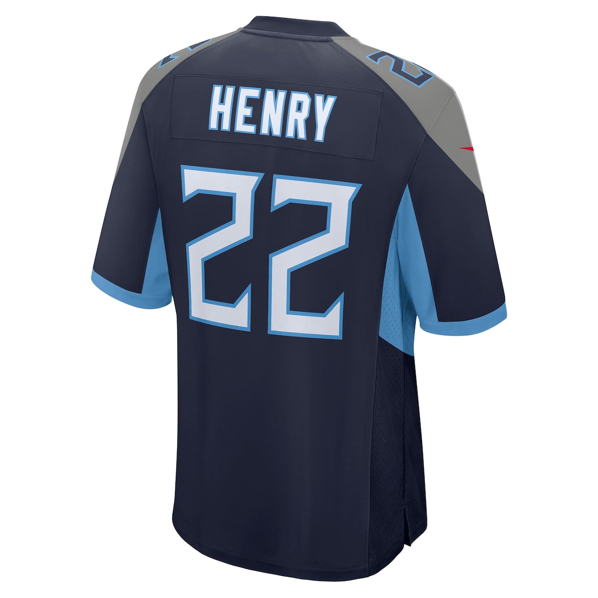 Men's Derrick Henry Nike Titans Oilers Throwback Alternate Game Jersey - Navy