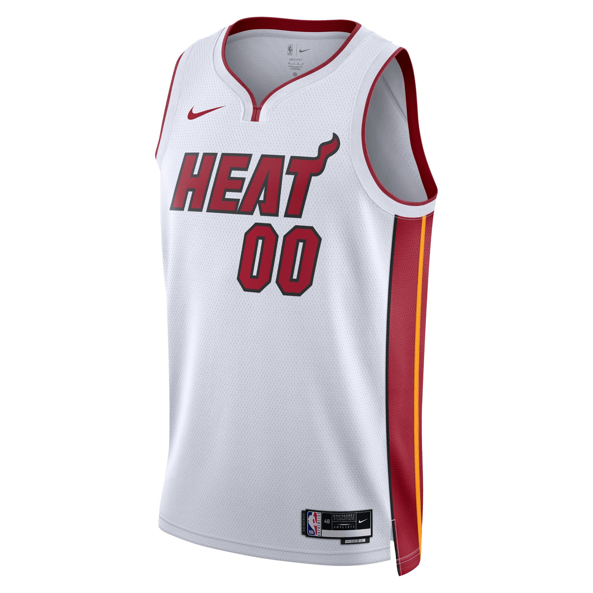Miami Heat Nike Unisex Swingman Custom Jersey White - Icon Edition