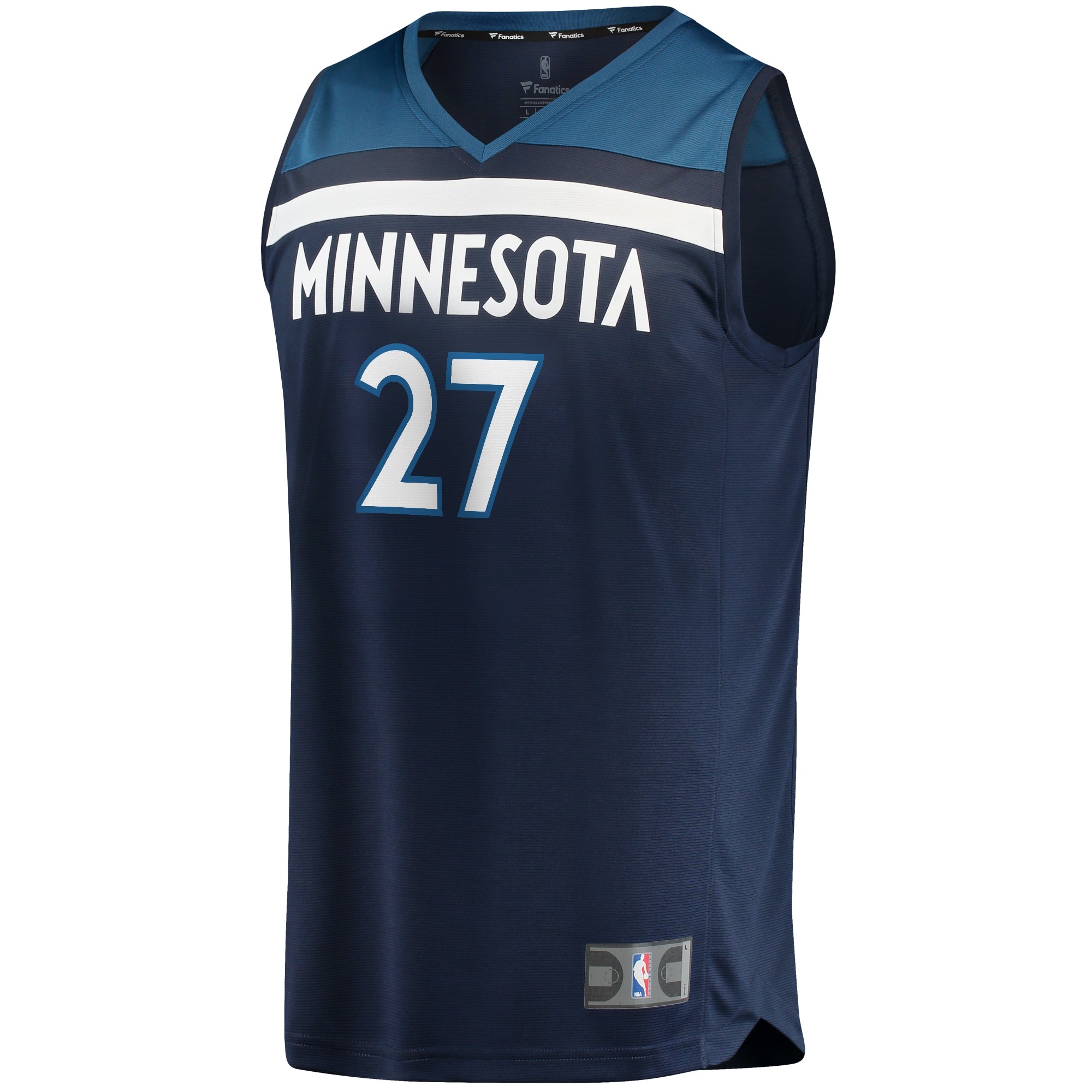Men's Fanatics Branded Rudy Gobert Navy Minnesota Timberwolves Fast Break Replica Jersey - Icon Edition