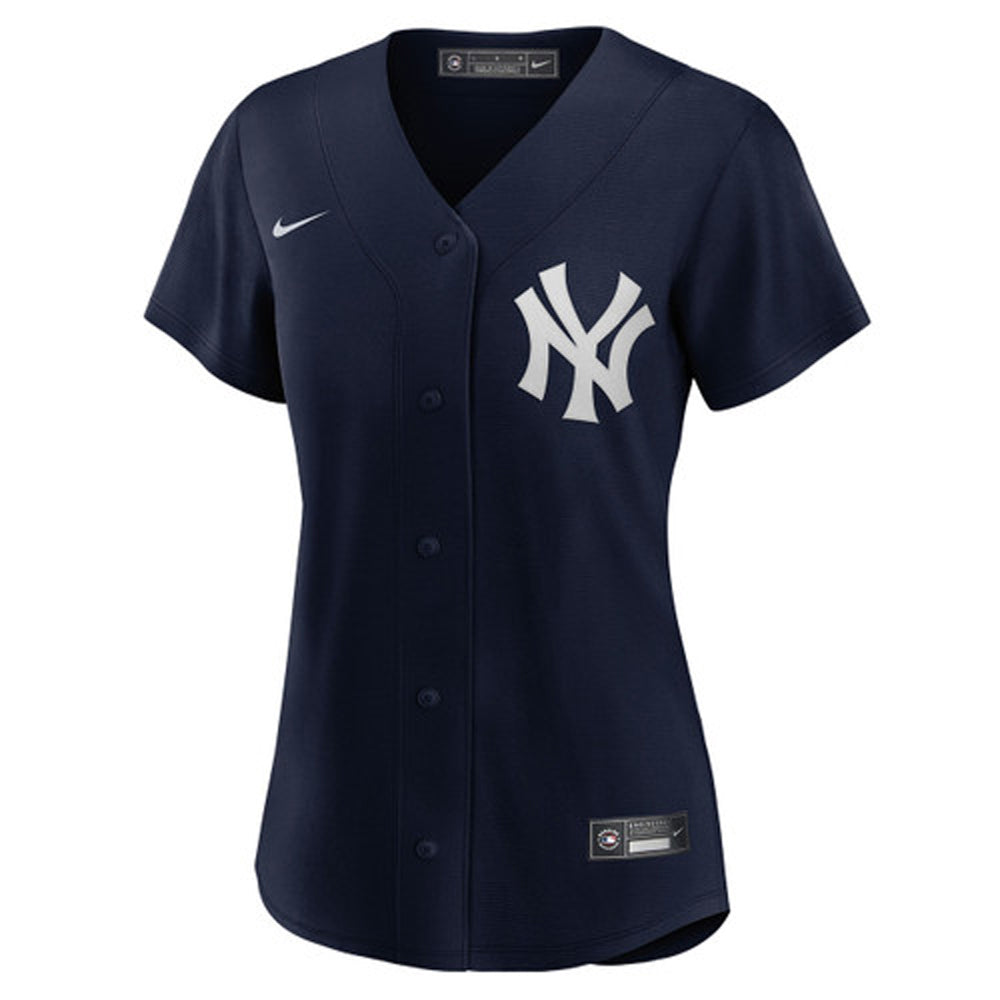Womens New York Yankees Gleyber Torres Cool Base Replica Jersey Navy