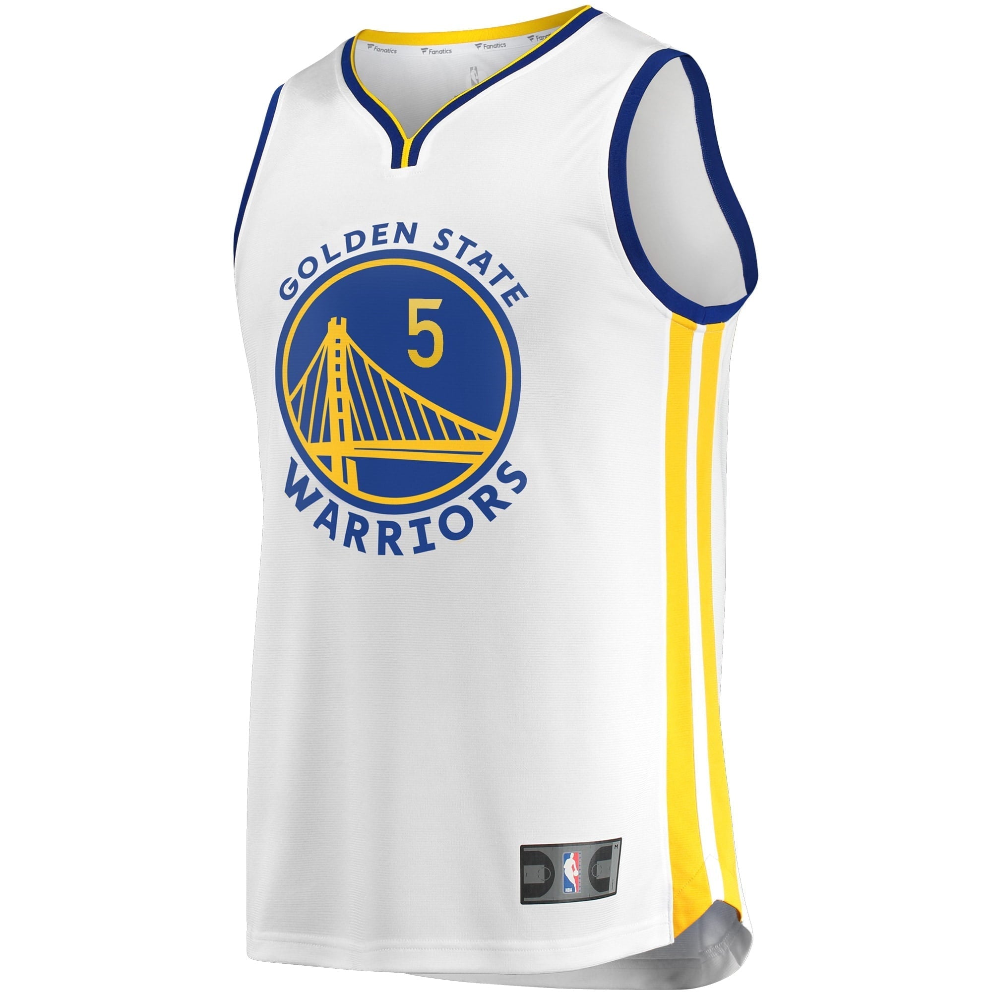 Men's Fanatics Branded Kevon Looney White Golden State Warriors Fast Break Player Replica Jersey - Association Edition
