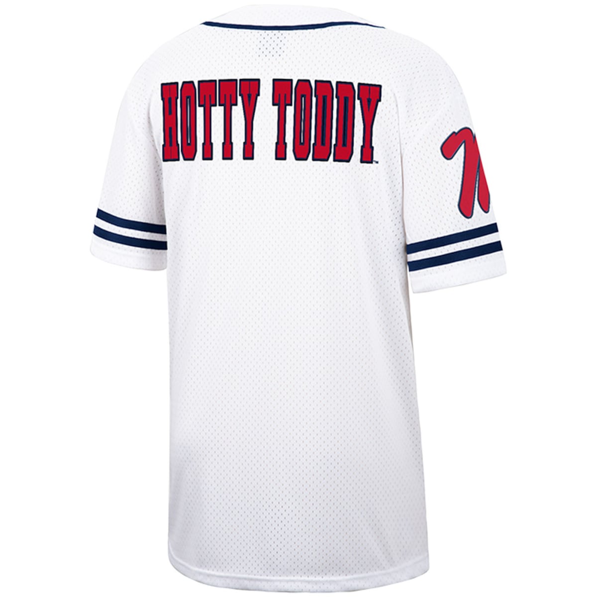 Men's  Colosseum Ole Miss Free Spirited Baseball Jersey - White