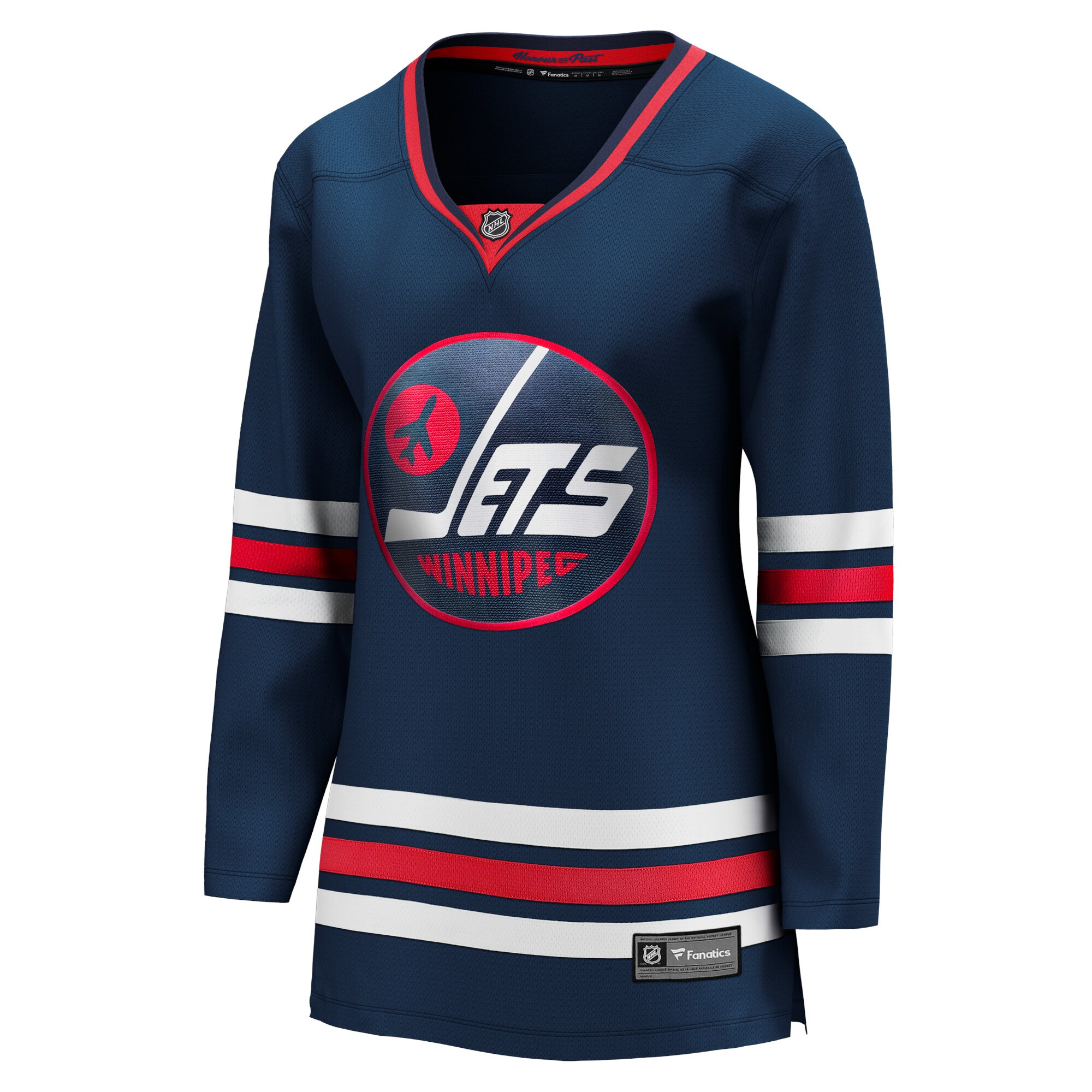 Winnipeg Jets Fanatics Branded Women's 2021/22 Alternate Premier Breakaway Player Jersey - Navy