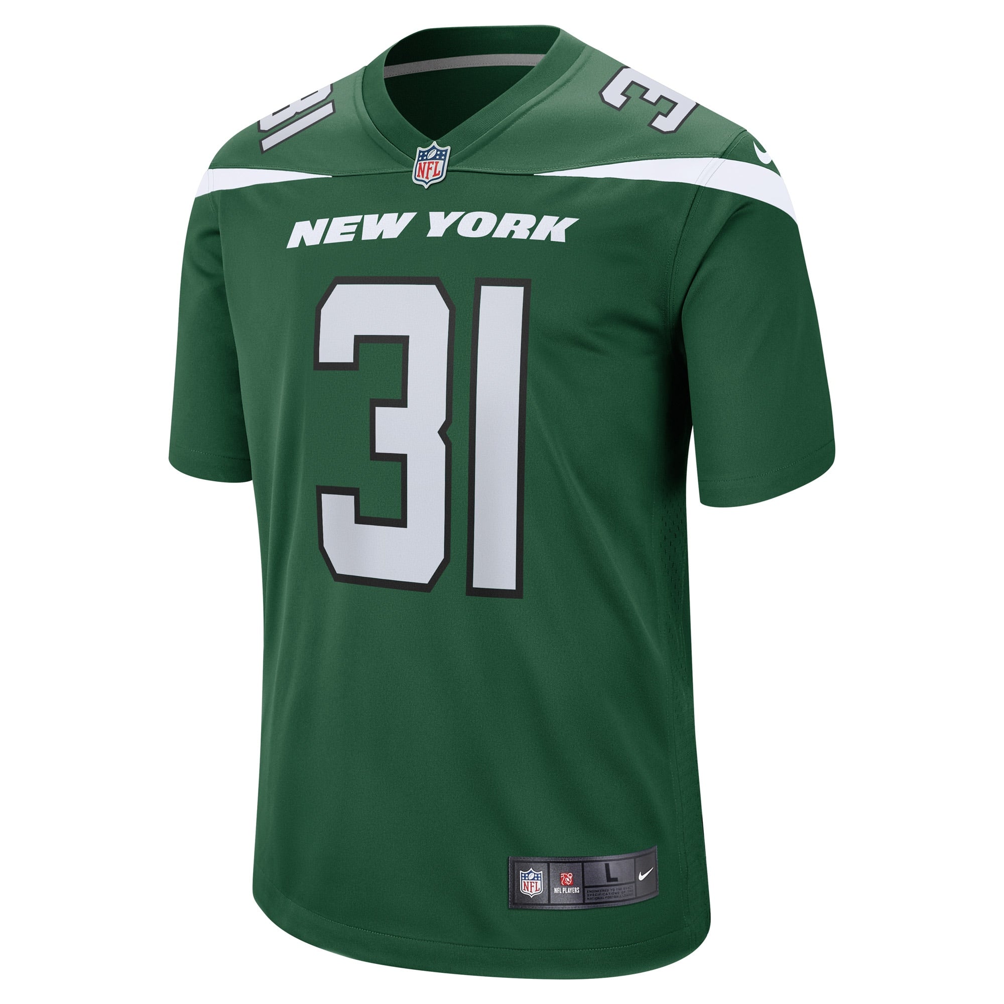 Women's Nike Craig James Gotham Green New York Jets Game Player Jersey
