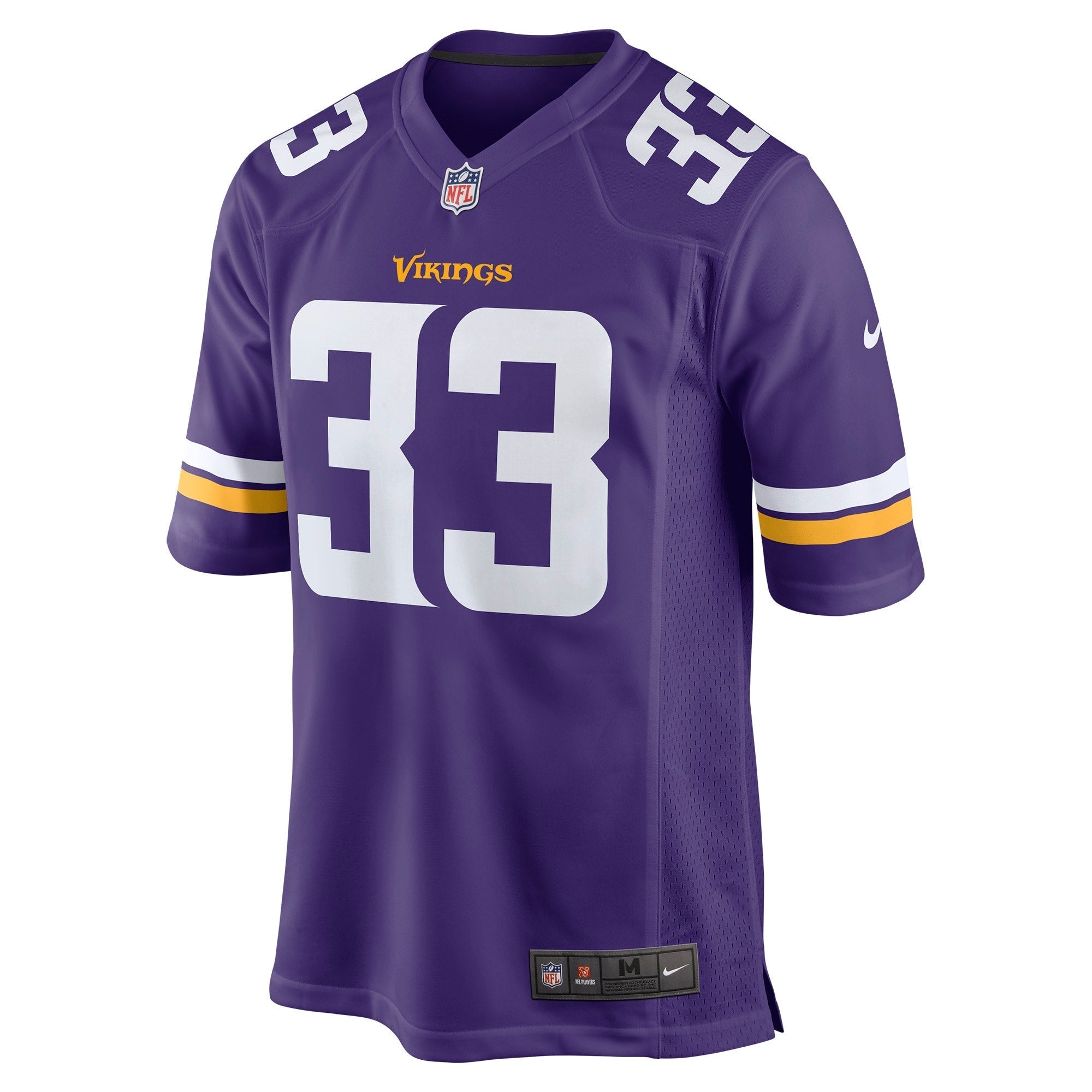 Men's Nike Brian Asamoah Purple Minnesota Vikings Player Game Jersey