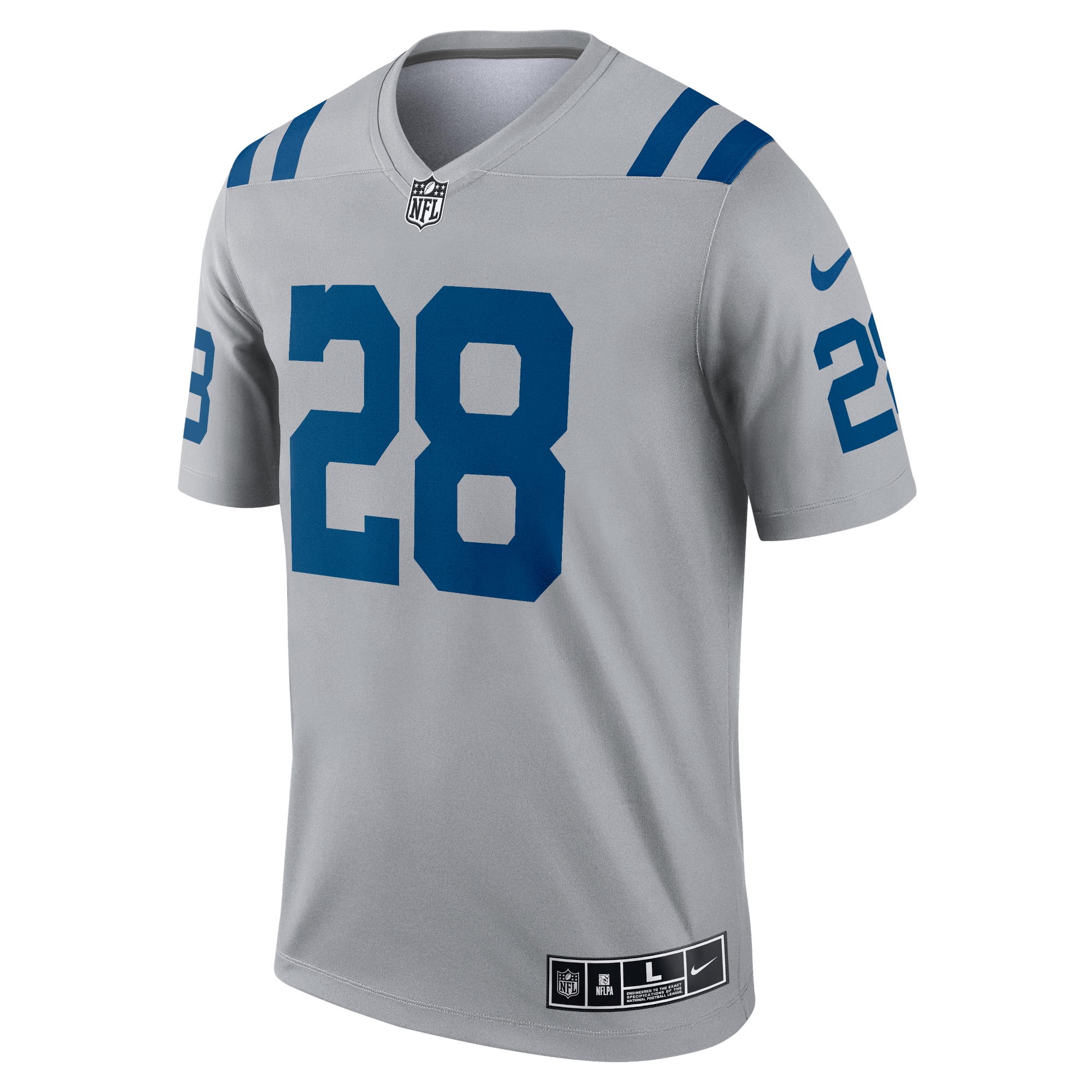 Jonathan Taylor Indianapolis Colts Nike Inverted Legend Jersey - Gray