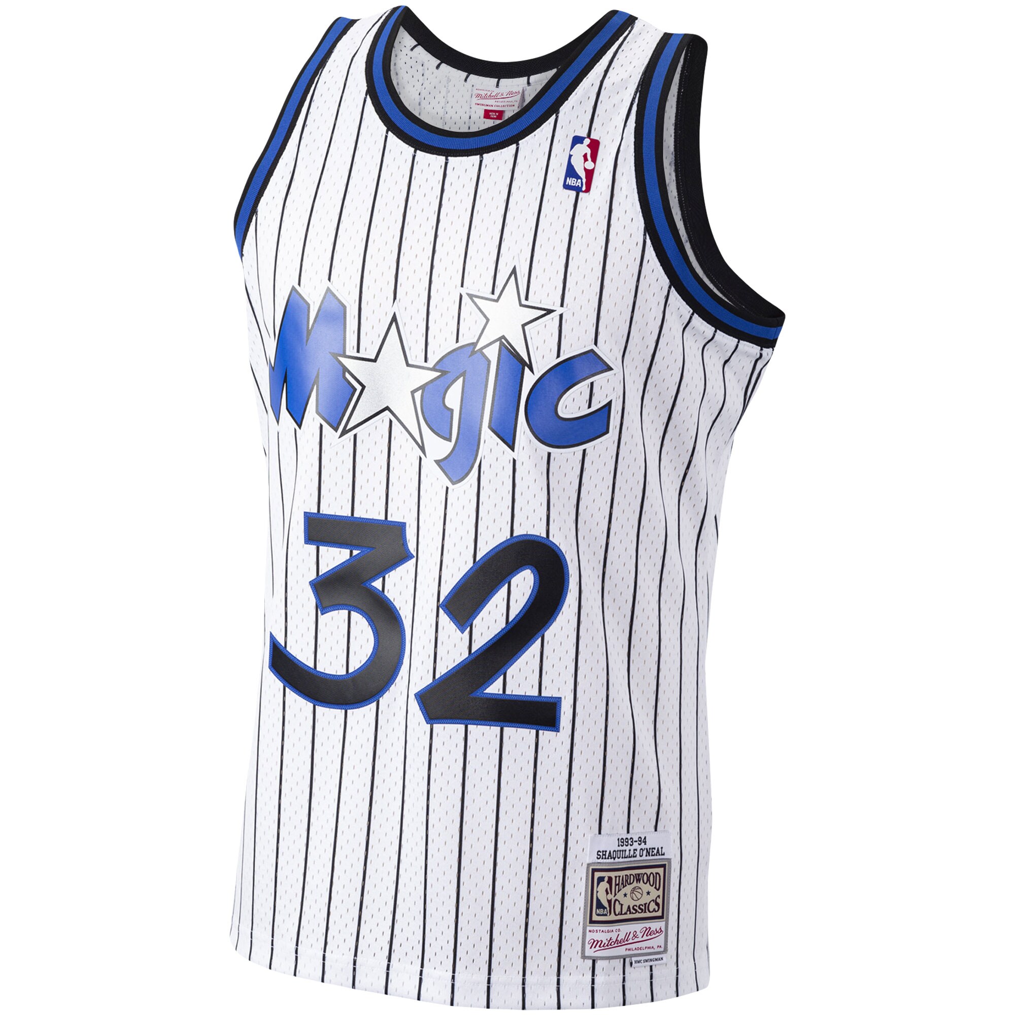 Shaquille O'Neal Orlando Magic Mitchell & Ness Hardwood Classics Swingman Jersey - White