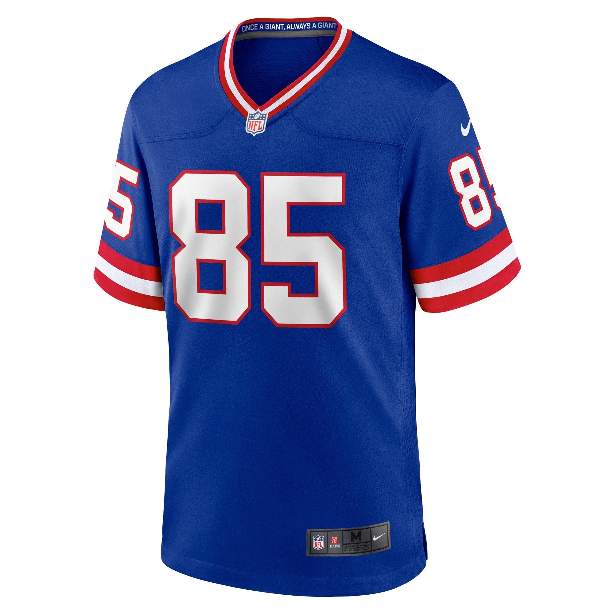 Men's Nike David Tyree Royal New York Giants Classic Retired Player Game Jersey