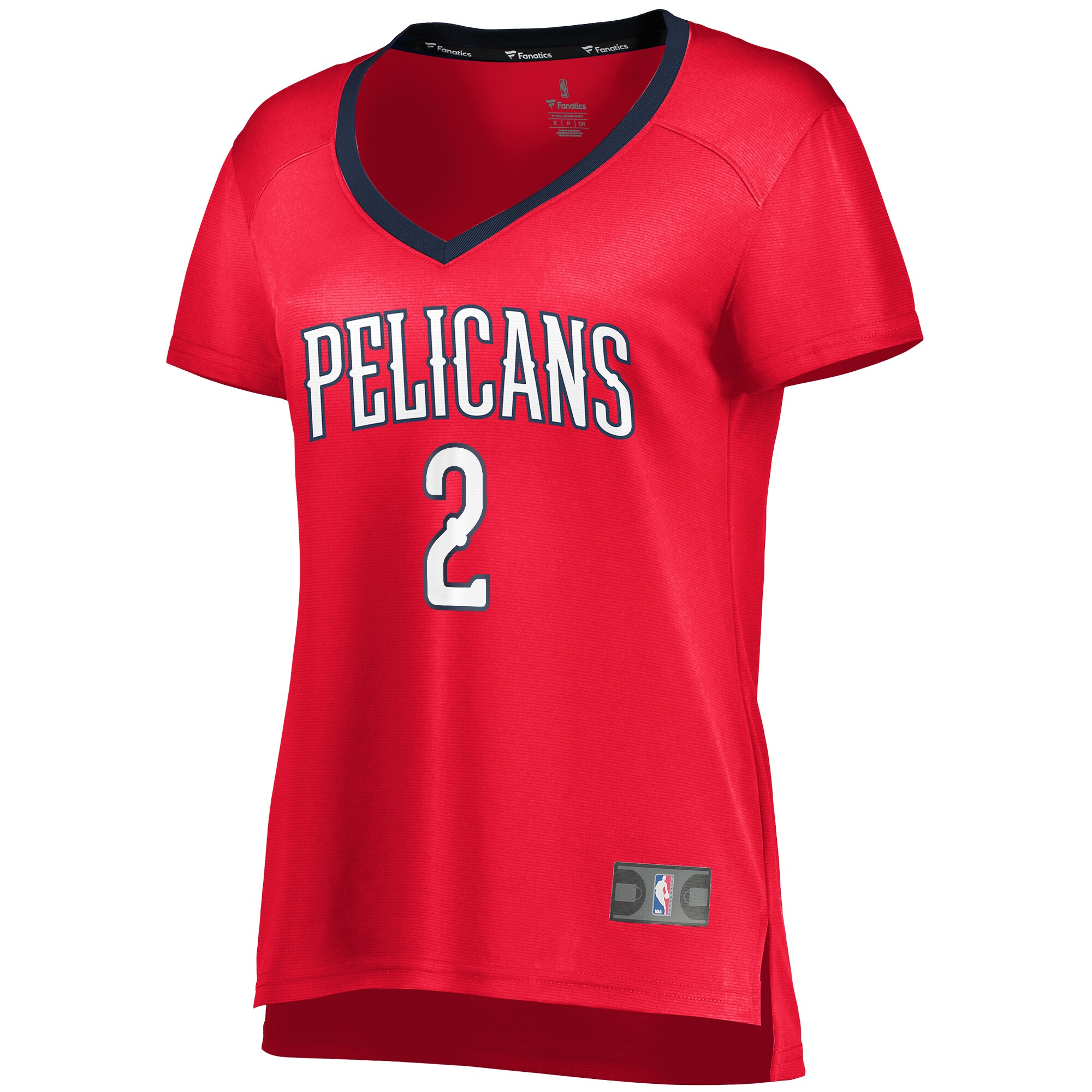 Lonzo Ball New Orleans Pelicans Fanatics Branded Women's Fast Break Replica Jersey Red - Statement Edition