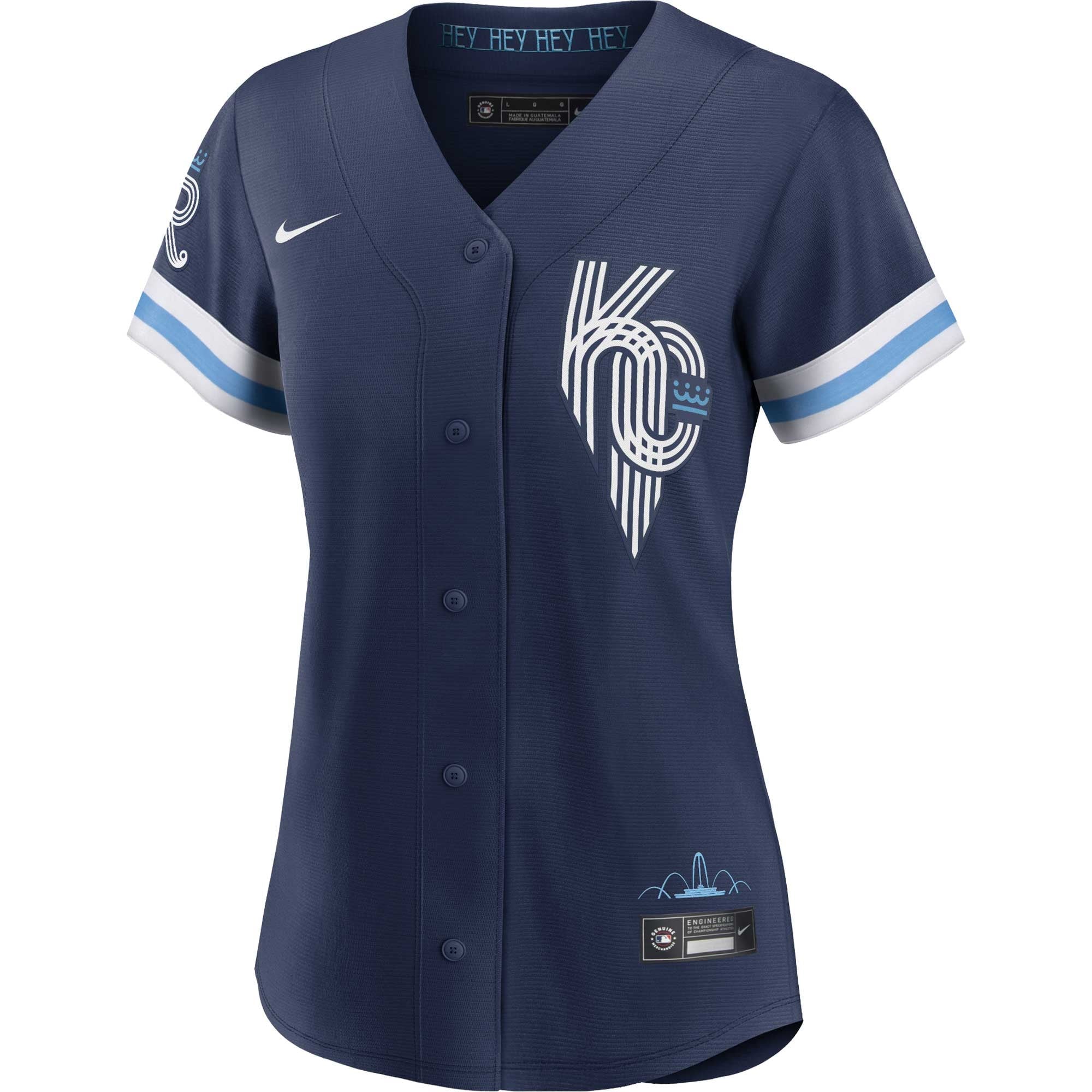 Women's Nike Whit Merrifield Navy Kansas City Royals Alternate City Connect Replica Player Jersey