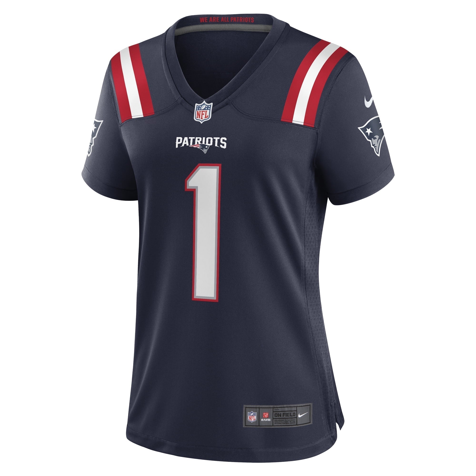 Women's Nike Number 1 Mom Navy New England Patriots Game Jersey
