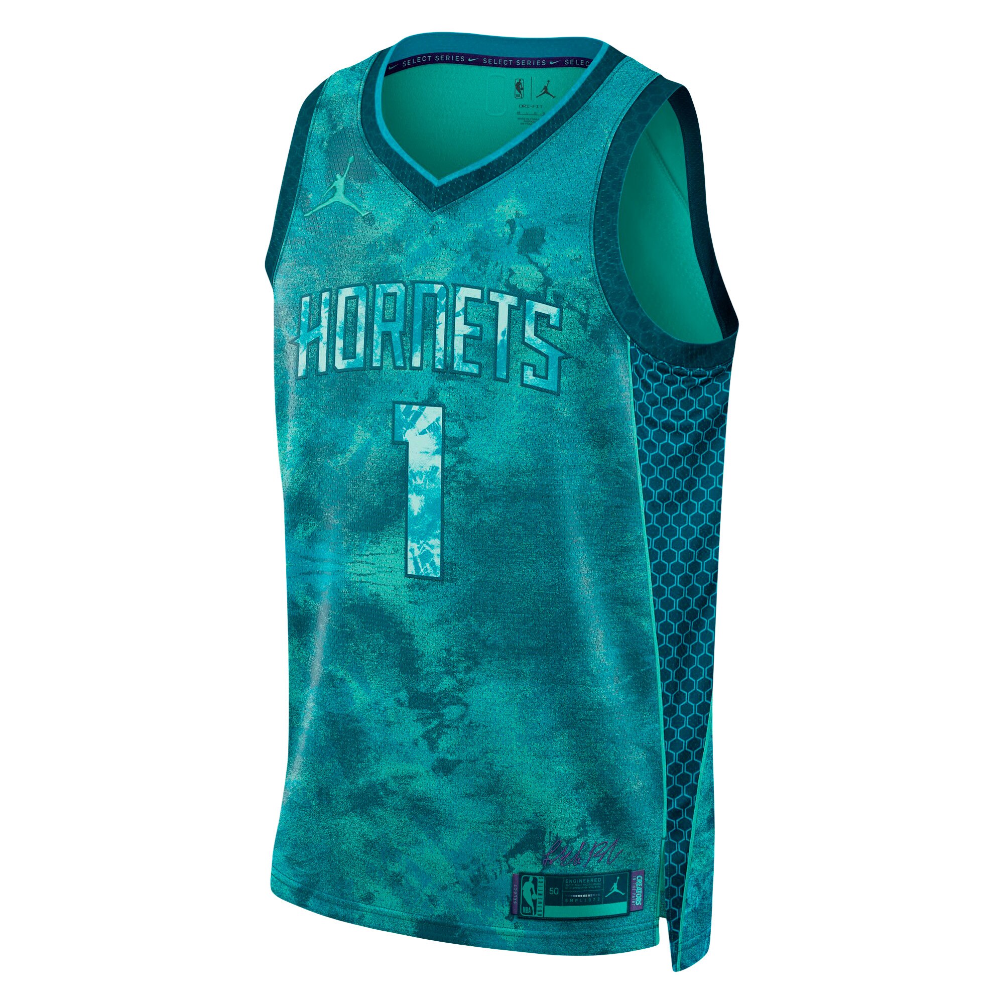 LaMelo Ball Charlotte Hornets Jordans Brand Unisex Select Series Swingman Jersey - Teal