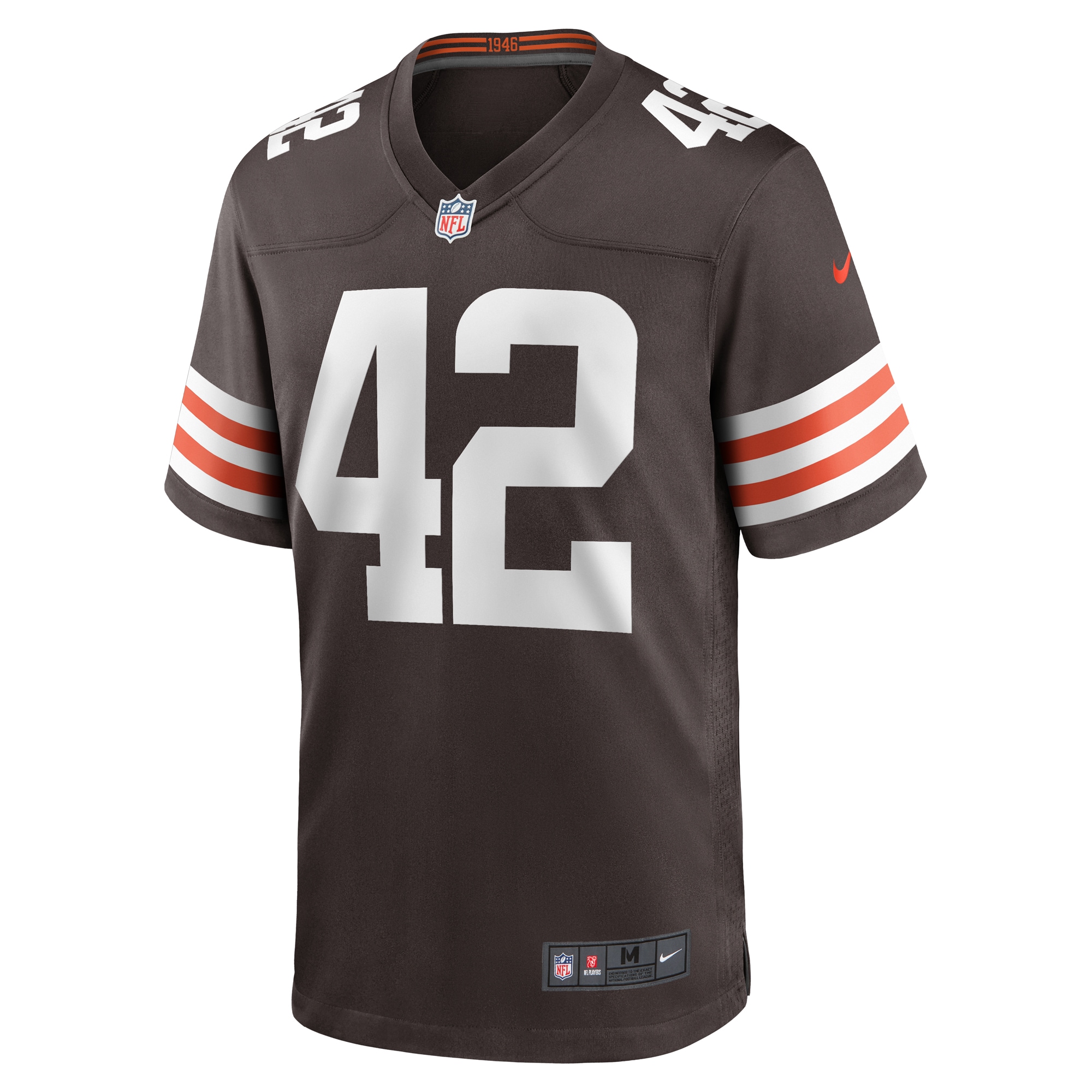 Tony Fields II Cleveland Browns Nike Team Game Jersey -  Brown