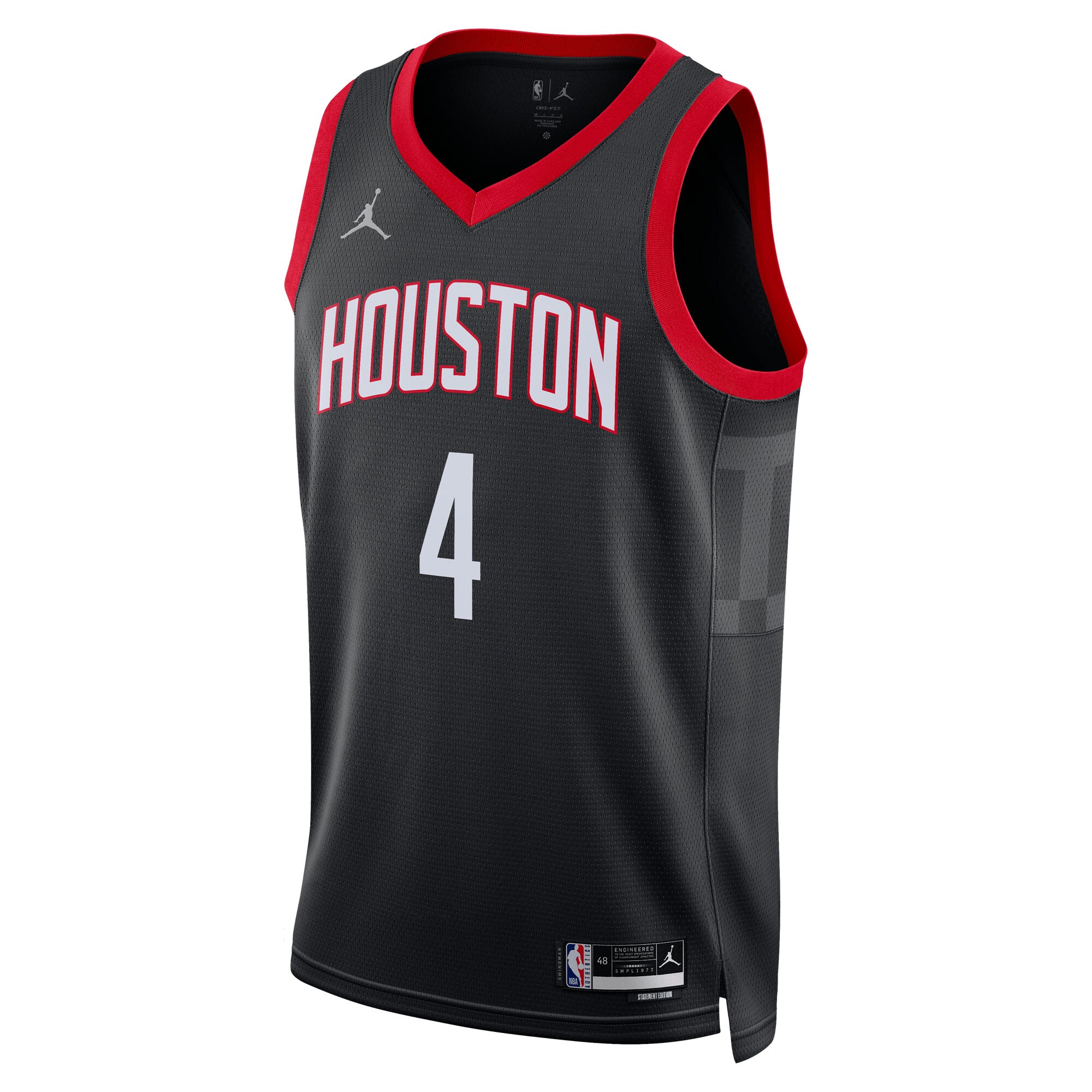 Jalen Green Houston Rockets Jordans Brand Unisex Swingman Jersey - Statement Edition - Black