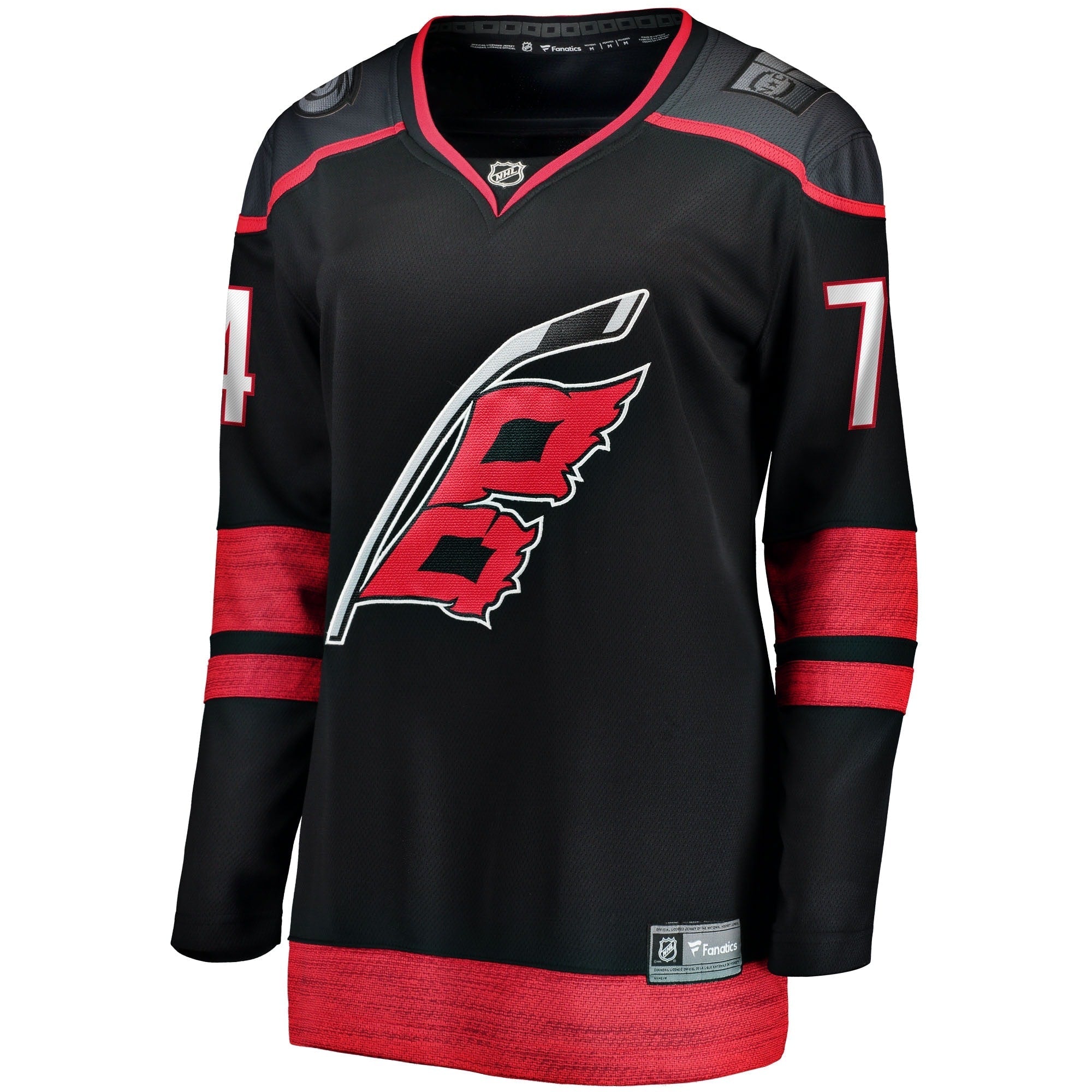 Women's Fanatics Branded Jaccob Slavin Black Carolina Hurricanes Home Breakaway Player Jersey