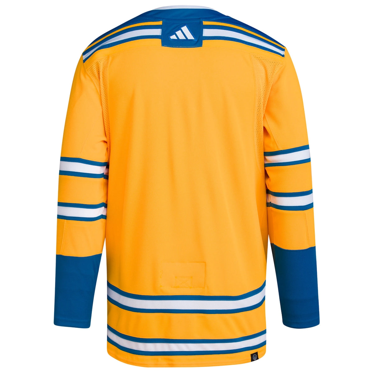 Men's  adidas Blues Reverse Retro 2.0 Authentic Blank Jersey - Yellow
