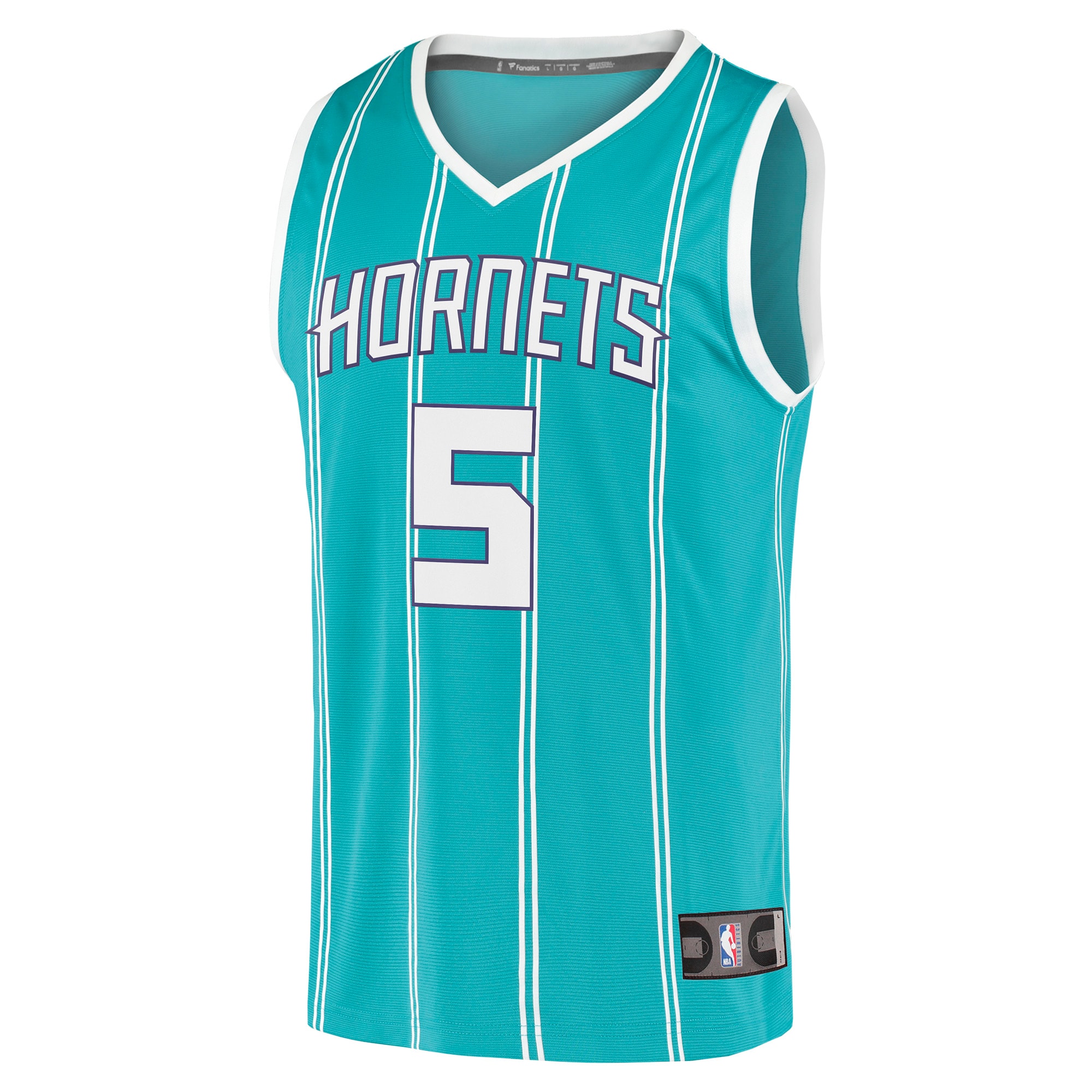 James Bouknight Charlotte Hornets Fanatics Branded 2021/22 Fast Break Replica Jersey - Icon Edition - Teal
