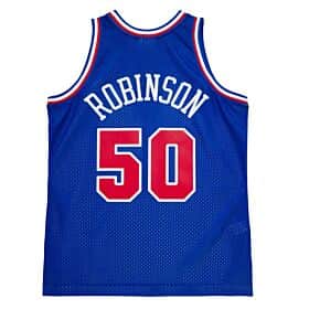 Men's David Robinson Western Conference All-Star San Antonio Spurs Mitchell & Ness Hardwood Classics Blue 1992 Swingman Jersey