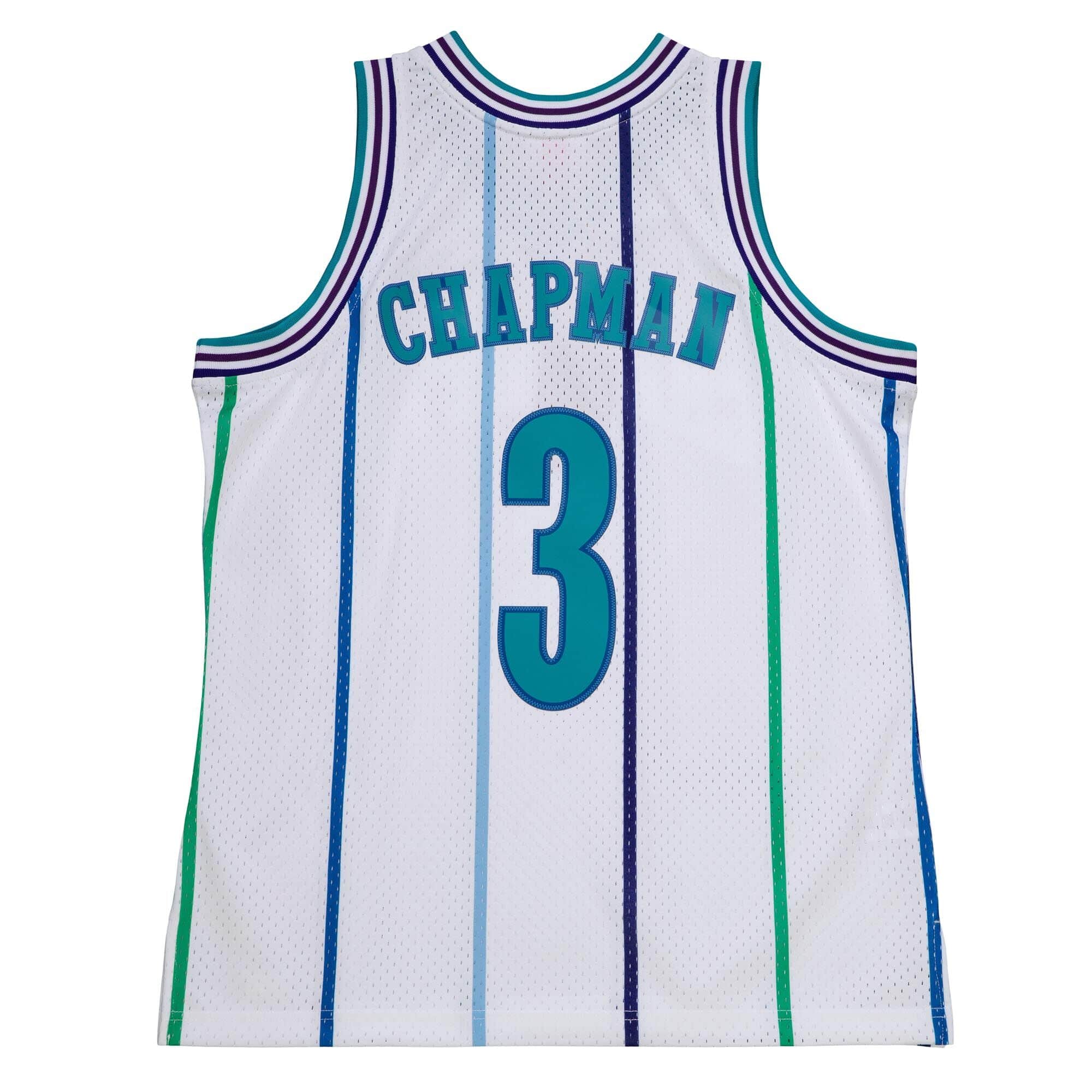 White Swingman Rex Chapman Charlotte Hornets 1988-89 Jersey