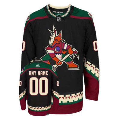 Customizable Arizona Coyotes Adidas Primegreen Authentic NHL Hockey Jersey