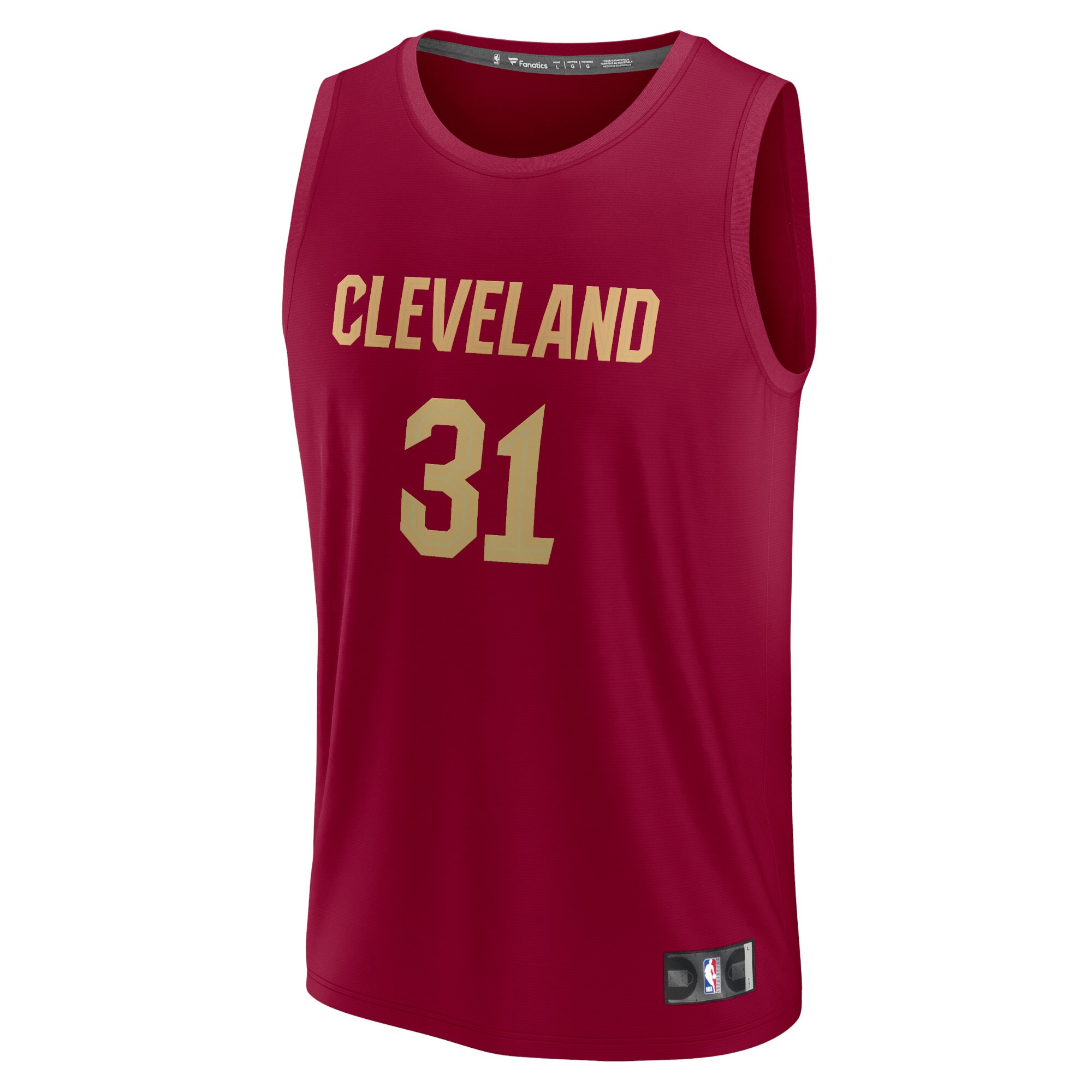 Jarrett Allen Cleveland Cavaliers Fanatics Branded Fast Break Replica Jersey - Icon Edition - Red