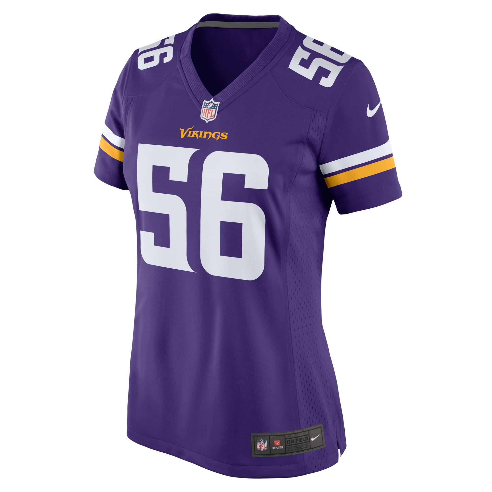 Women's Nike Garrett Bradbury Purple Minnesota Vikings Game Jersey