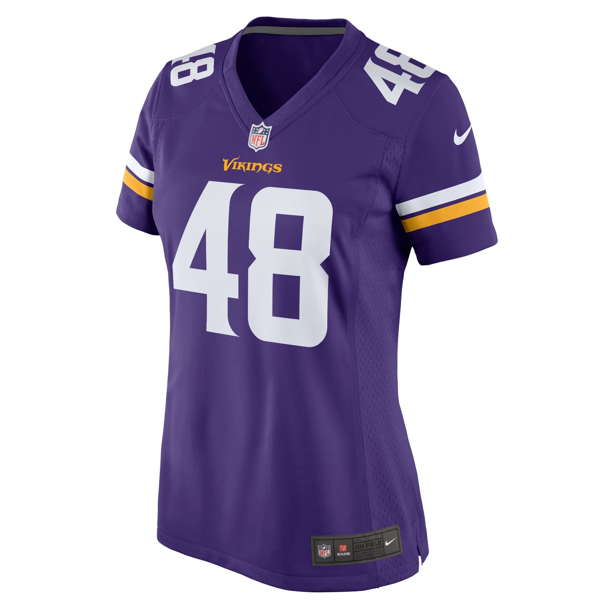 Women's Nike Chris Garrett Purple Minnesota Vikings Home Game Player Jersey
