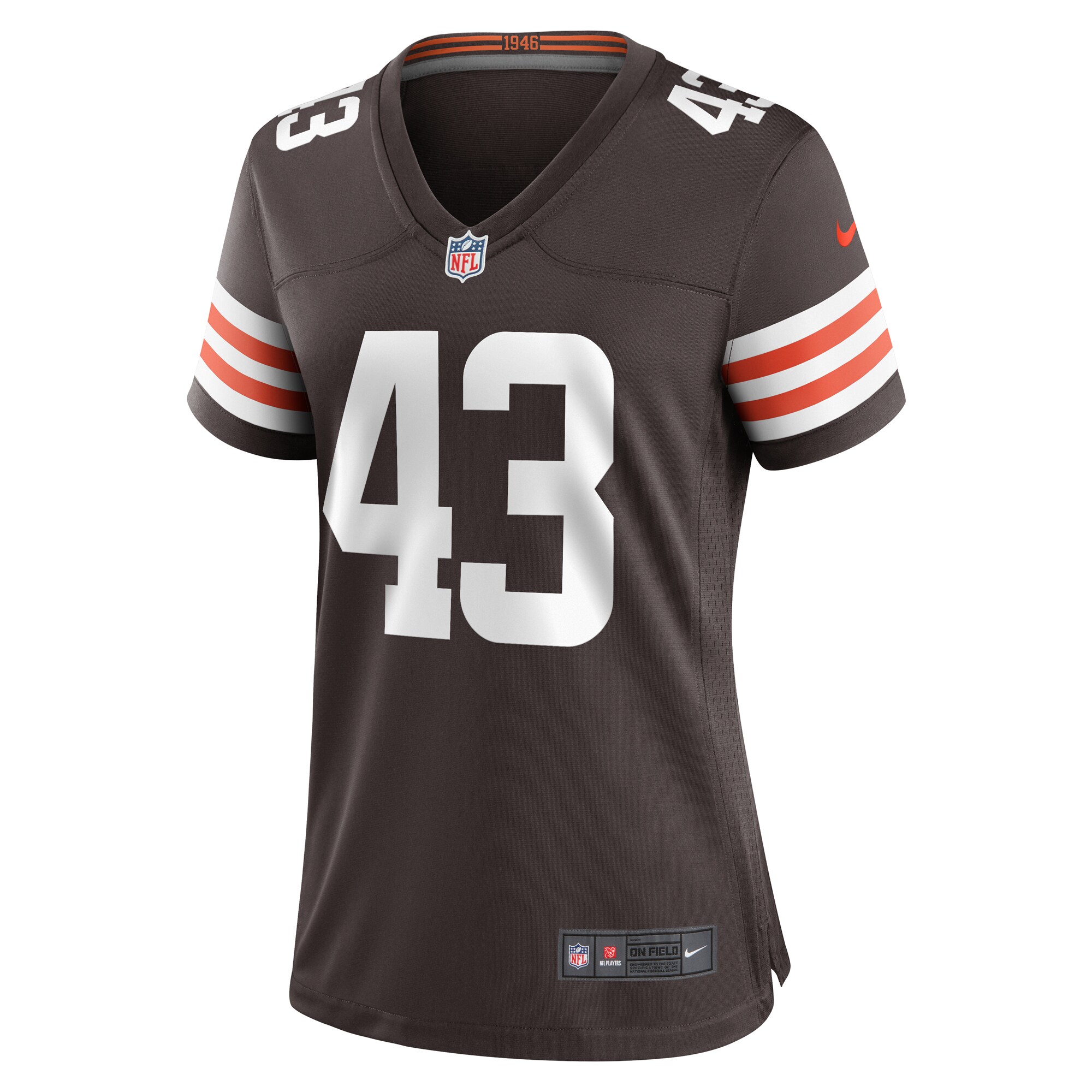 Mohamoud Diabate Cleveland Browns Nike Women's Team Game Jersey -  Brown