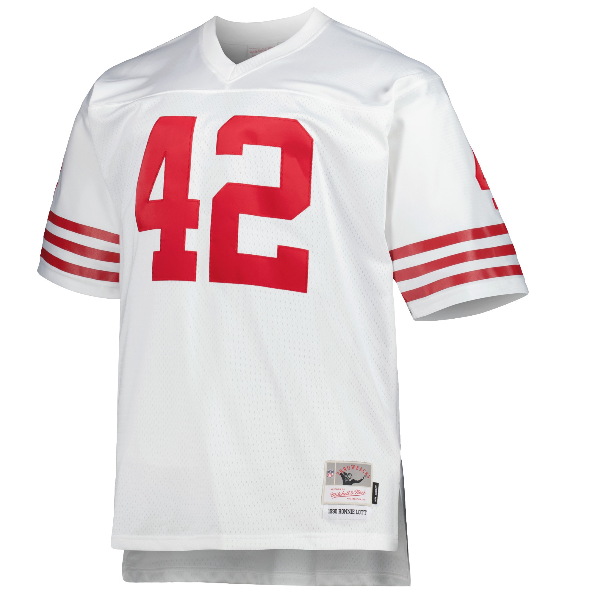 Ronnie Lott San Francisco 49ers Mitchell & Ness Big & Tall 1990 Retired Player Replica Jersey - White