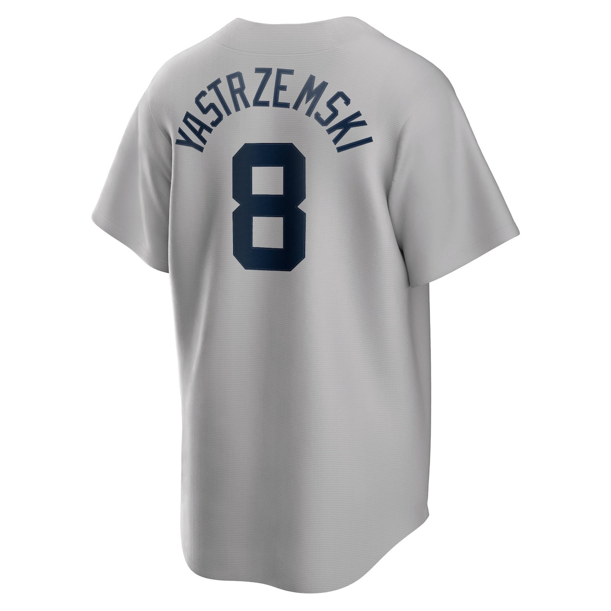 Men's Carl Yastrzemski Nike Red Sox Road Cooperstown Jersey - Grey