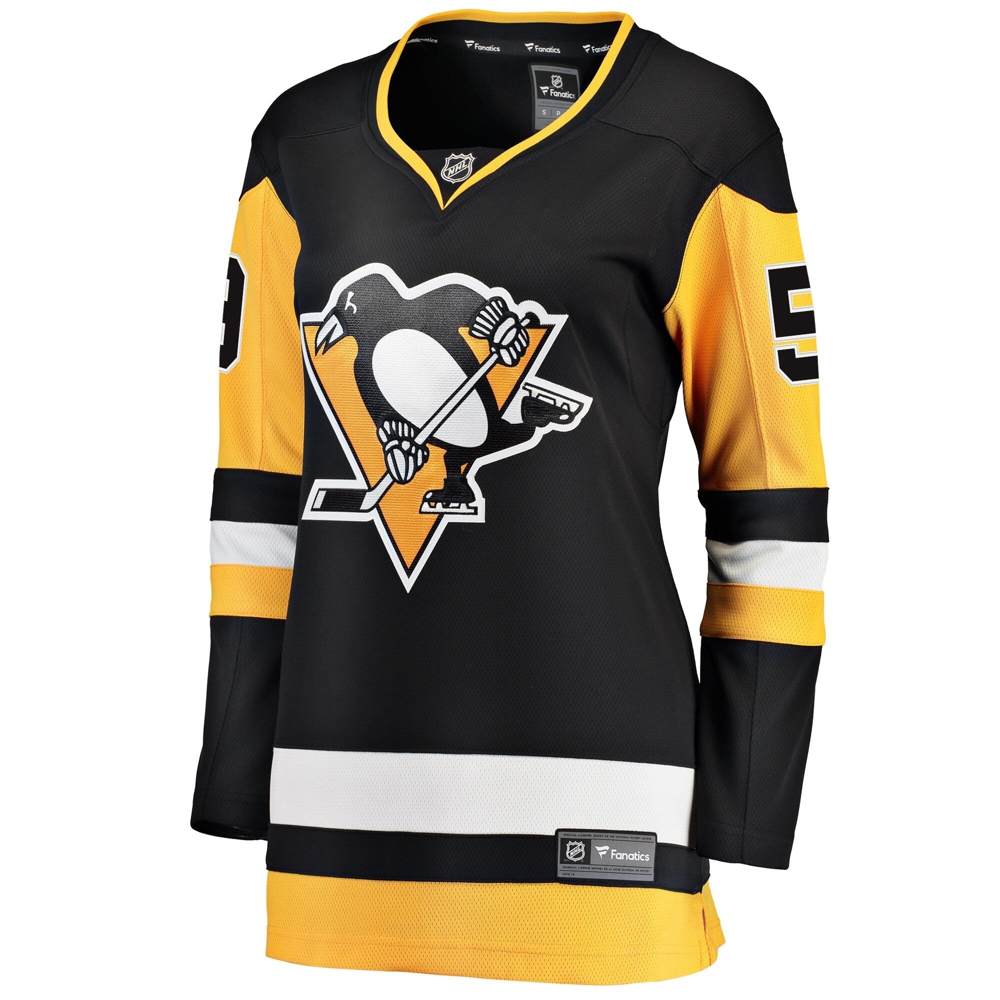 Women's Fanatics Branded Jake Guentzel Black Pittsburgh Penguins Home Premier Breakaway Player Jersey