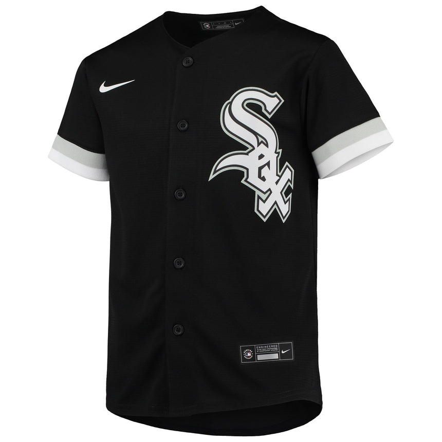 Youth Chicago White Sox Luis Robert Black Alternate Replica Player Jersey