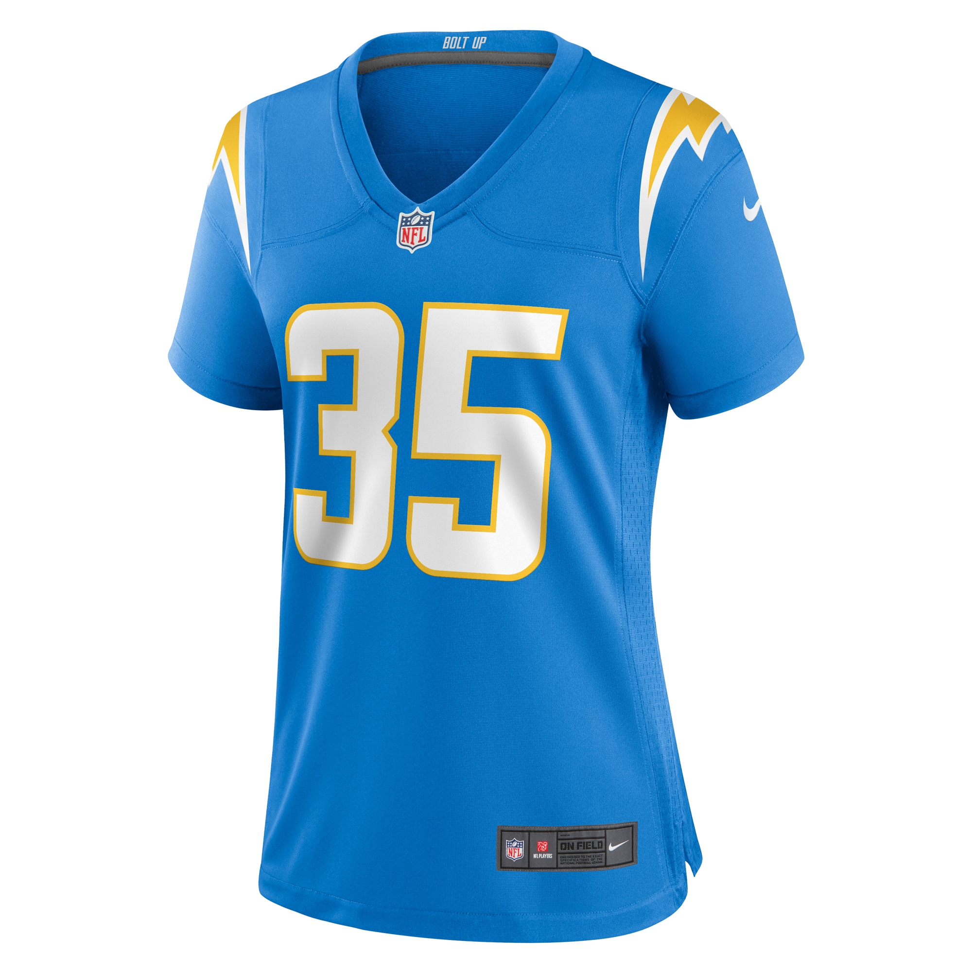 Terrell Bynum Los Angeles Chargers Nike Women's Team Game Jersey -  Powder Blue