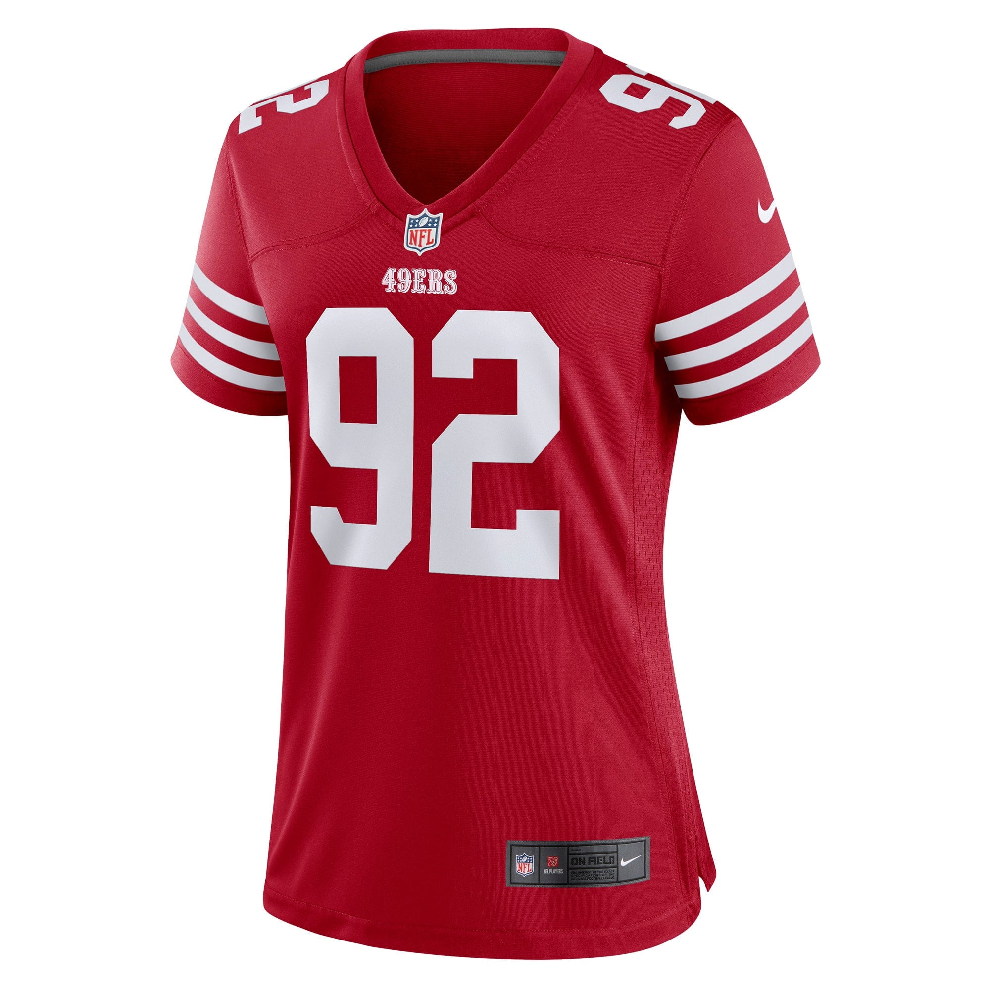 Women's Nike Kerry Hyder Jr. Scarlet San Francisco 49ers Game Player Jersey