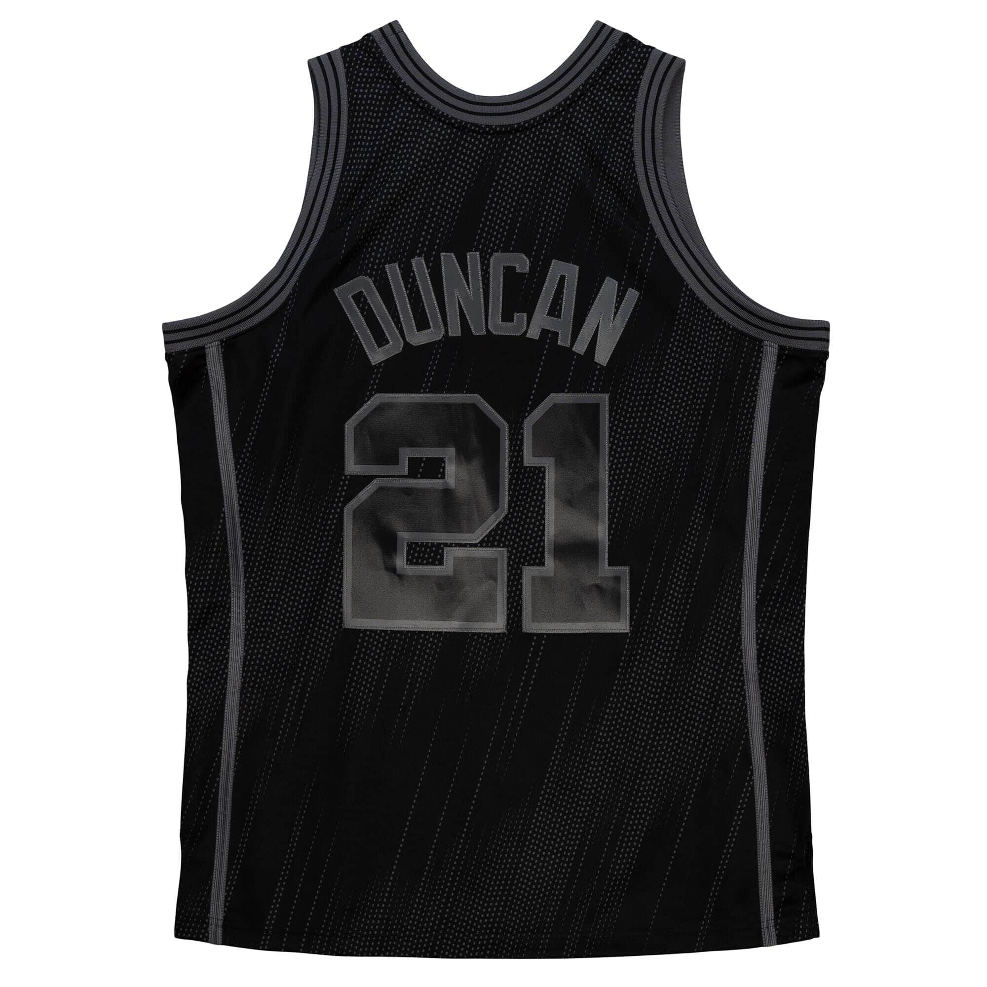 Monochrome Swingman Tim Duncan San Antonio Spurs 1998-99 Jersey
