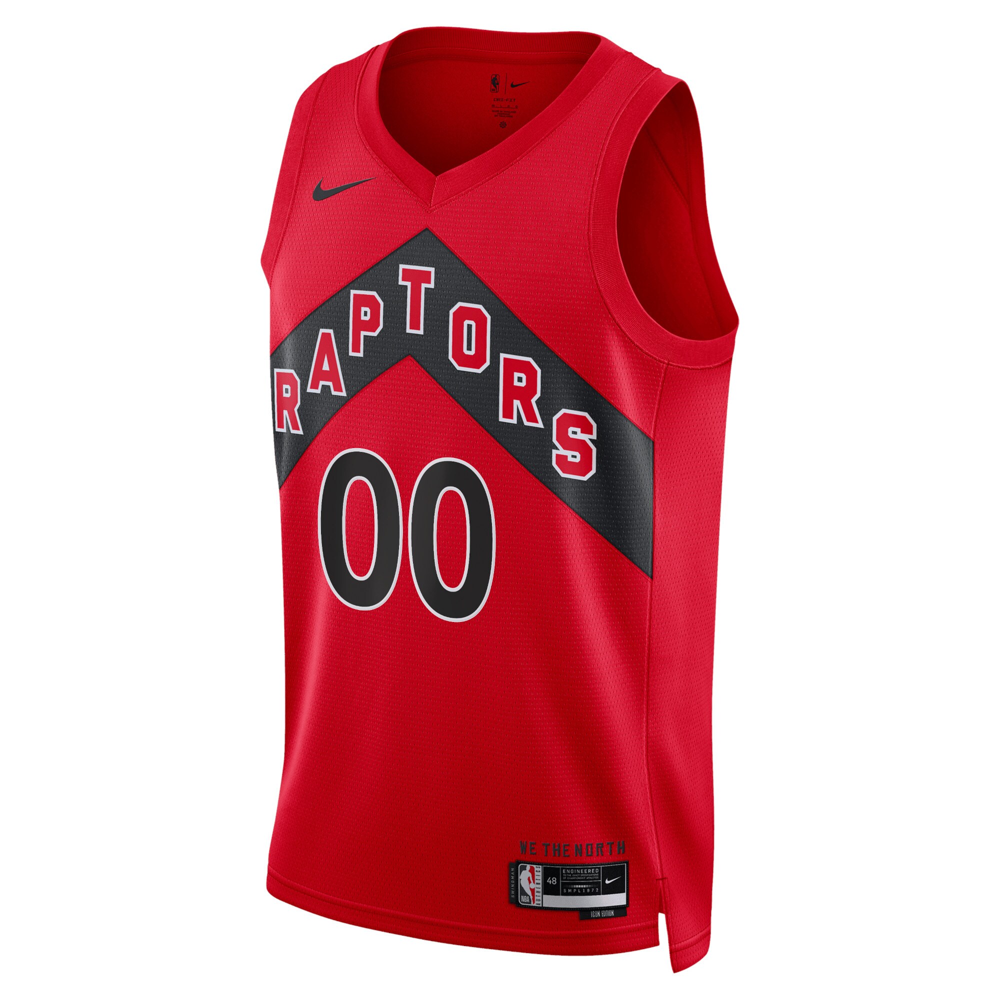 Toronto Raptors Nike Unisex Swingman Custom Jersey Red - Icon Edition