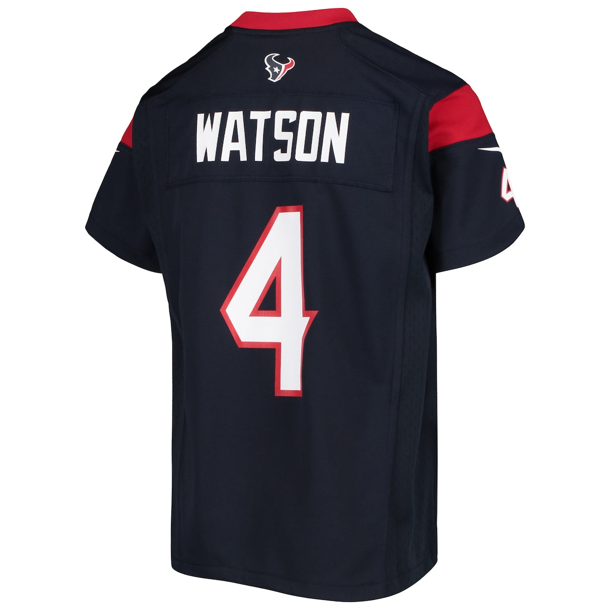 Boys' Grade School Deshaun Watson Nike Texans Team Color Game Day Jersey - Navy