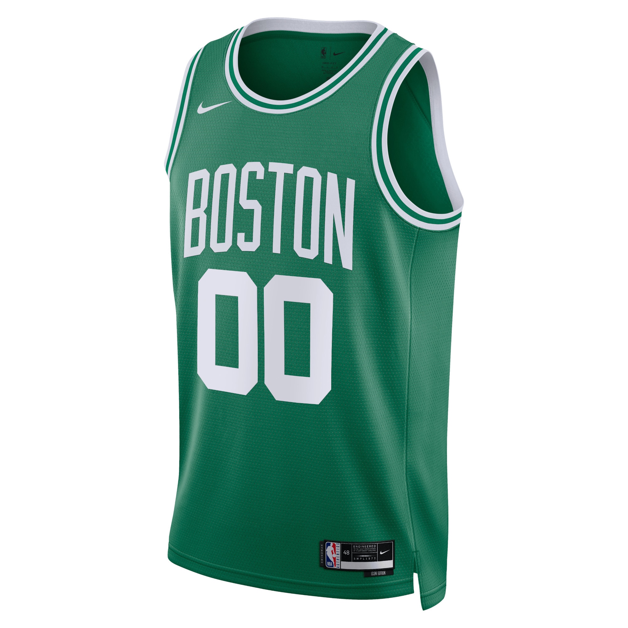 Boston Celtics Nike Unisex Swingman Custom Jersey Kelly Green - Icon Edition