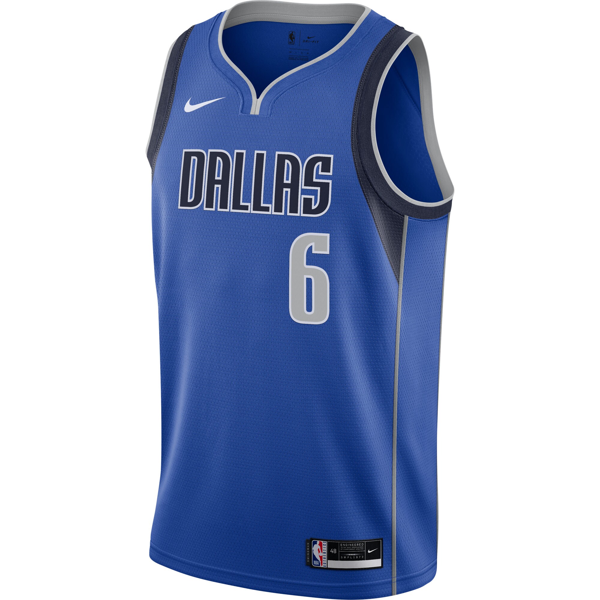 Kristaps Porzingis Dallas Mavericks Nike Swingman Jersey - Blue - Icon Edition