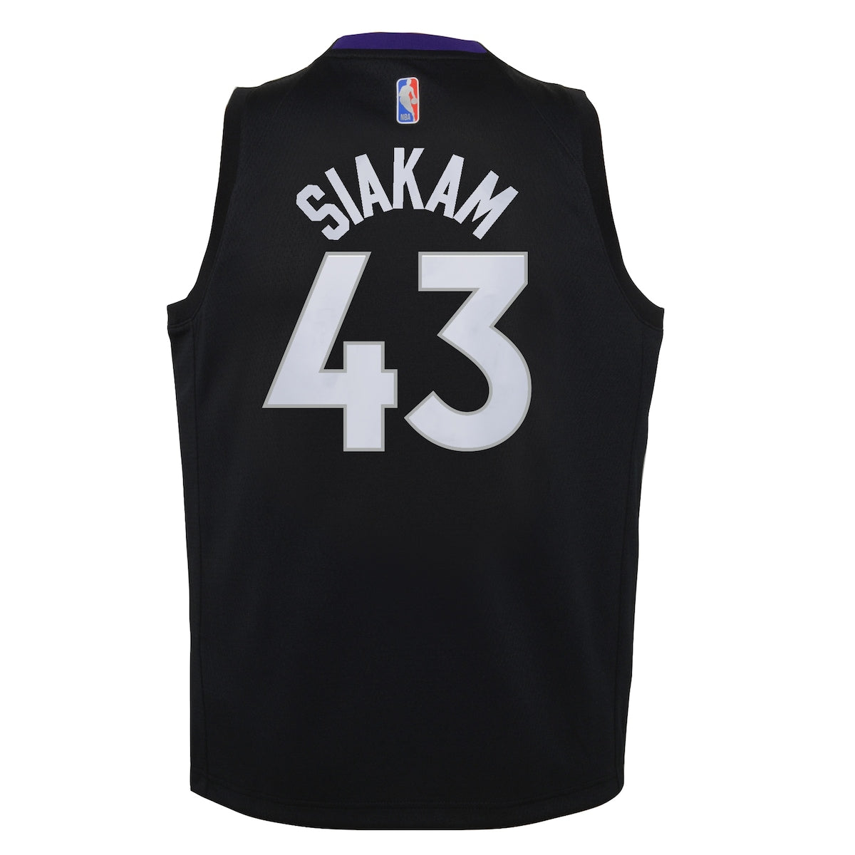 Boys' Grade School Pascal Siakam Nike Raptors 2020/21 Swingman Jersey Earned Edition - Black