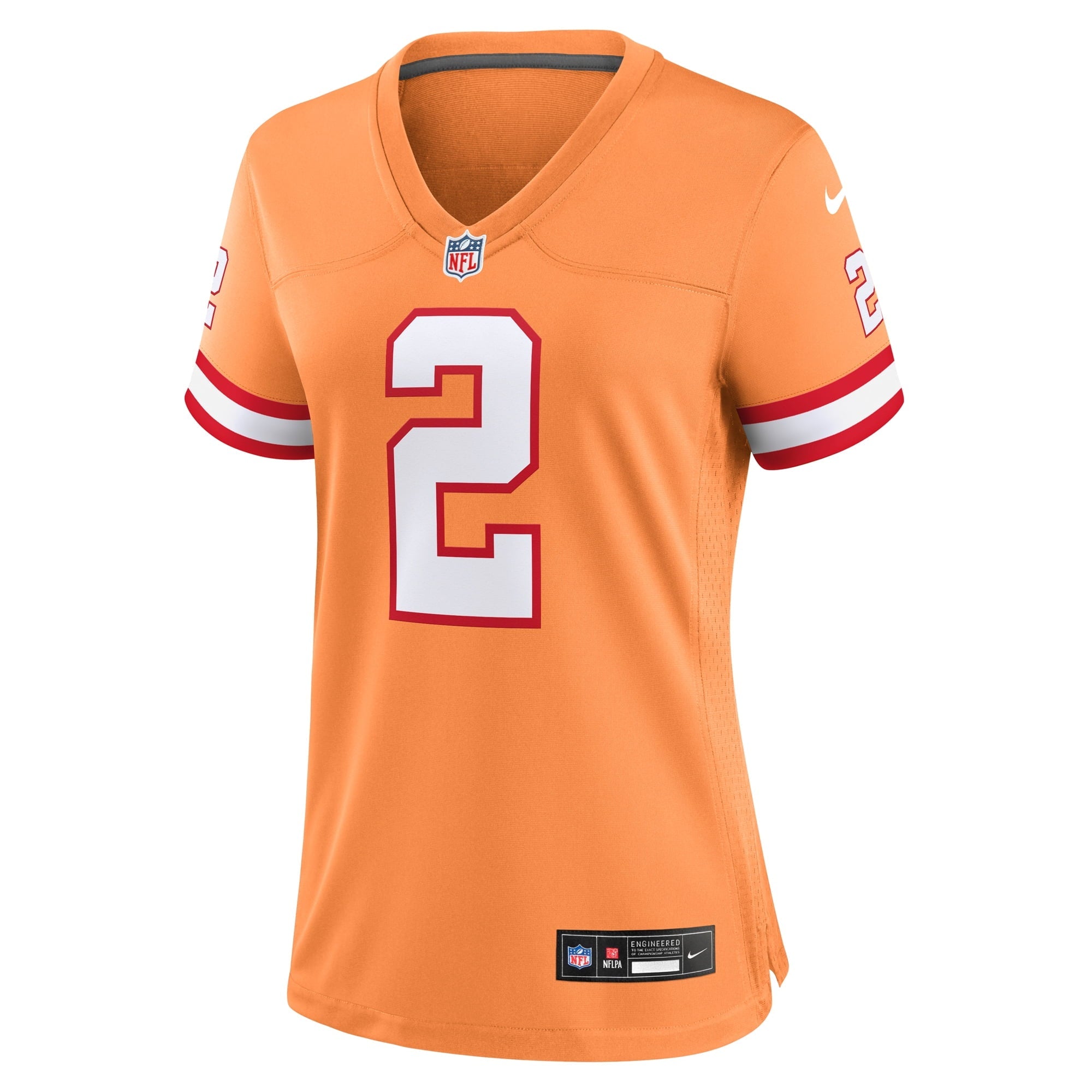 Women's Nike Kyle Trask Orange Tampa Bay Buccaneers Throwback Game Jersey