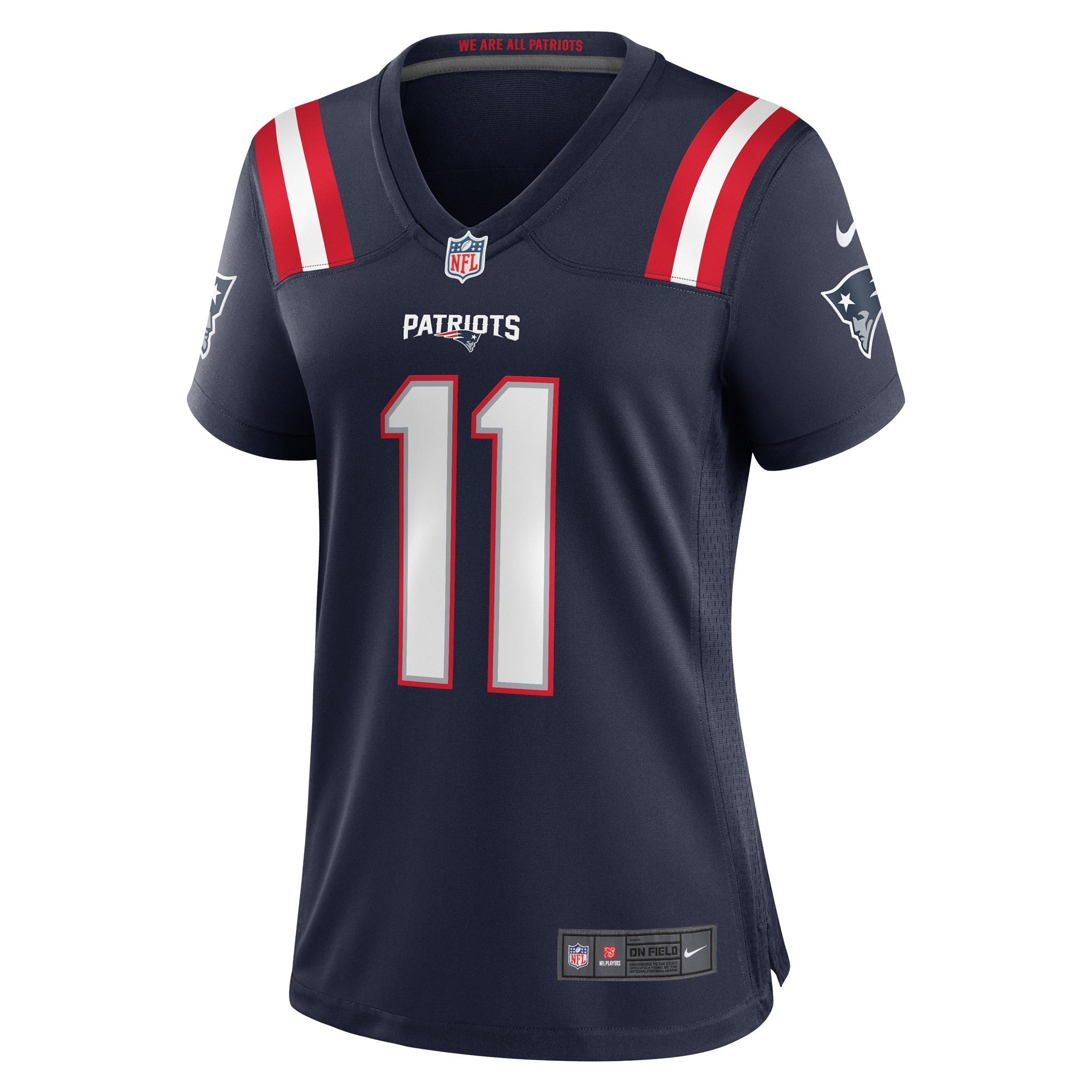 Women's Nike Tyquan Thornton Navy New England Patriots Game Player Jersey