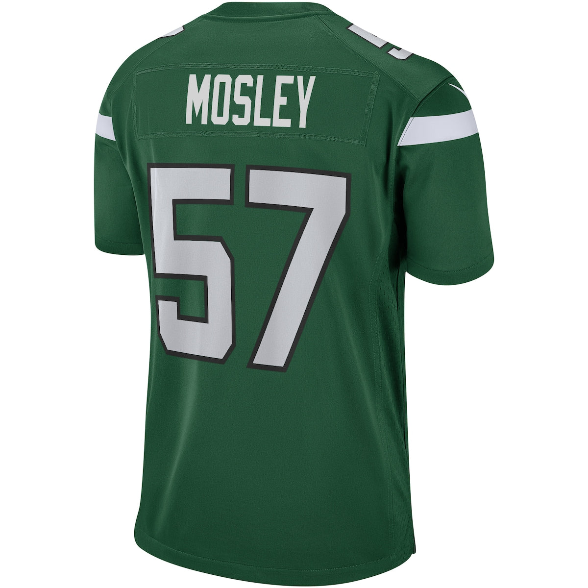 Men's C.J. Mosley Nike Jets Legacy Game Jersey - Green