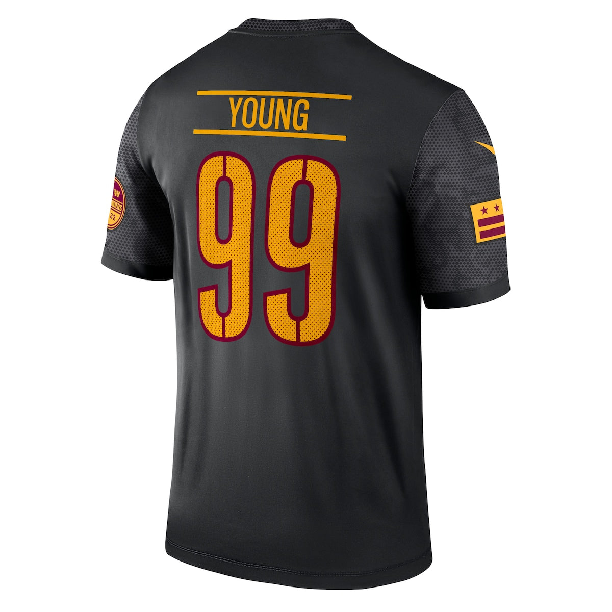 Men's Chase Young Nike Commanders Alternate Legend Jersey - Black