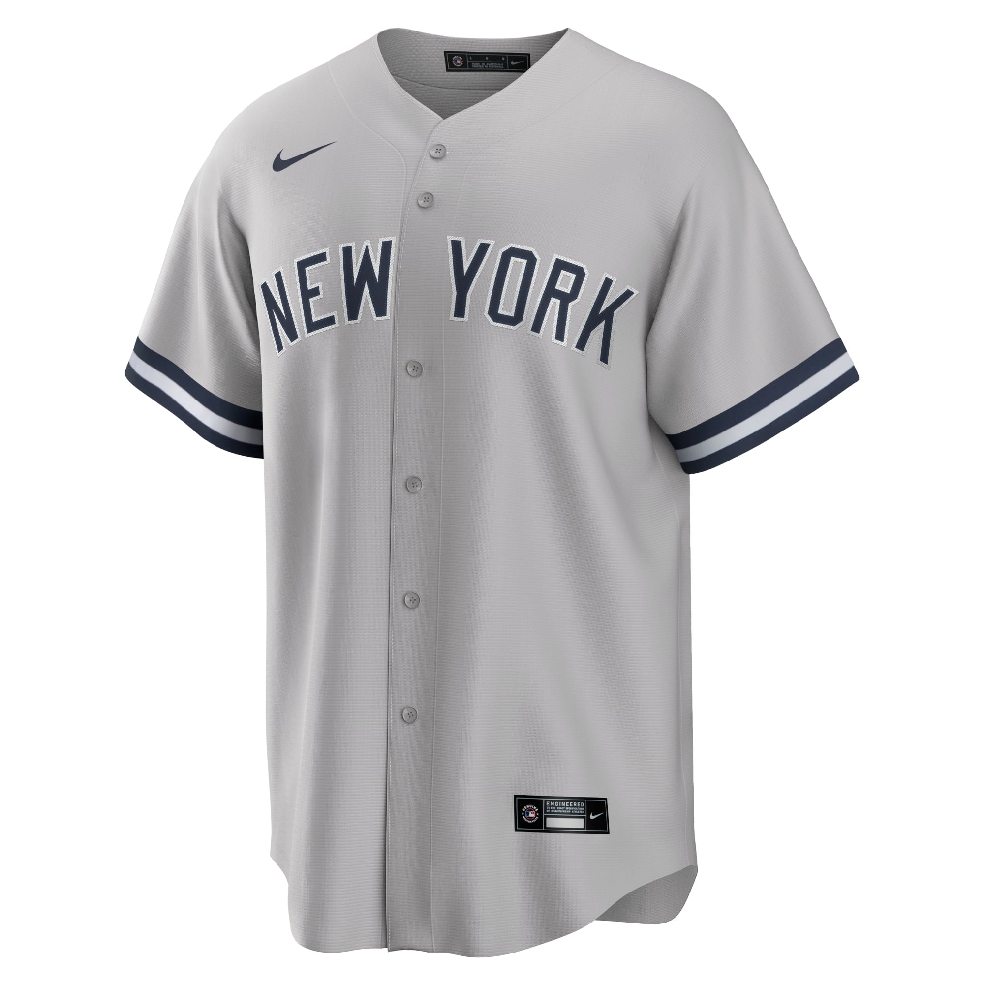 Men's Nike Gerrit Cole Gray New York Yankees Road Replica Player Name Jersey