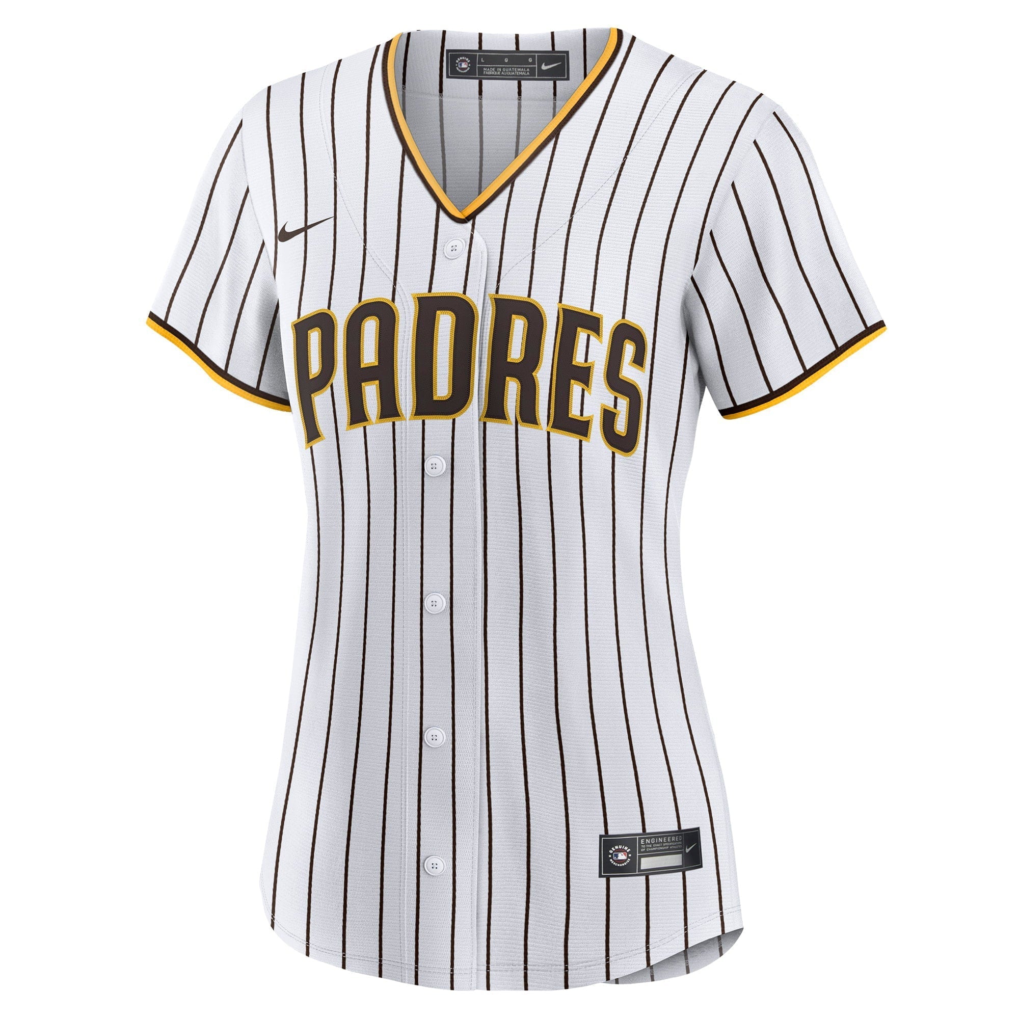Women's Nike Juan Soto White/Brown San Diego Padres Home Replica Player Jersey