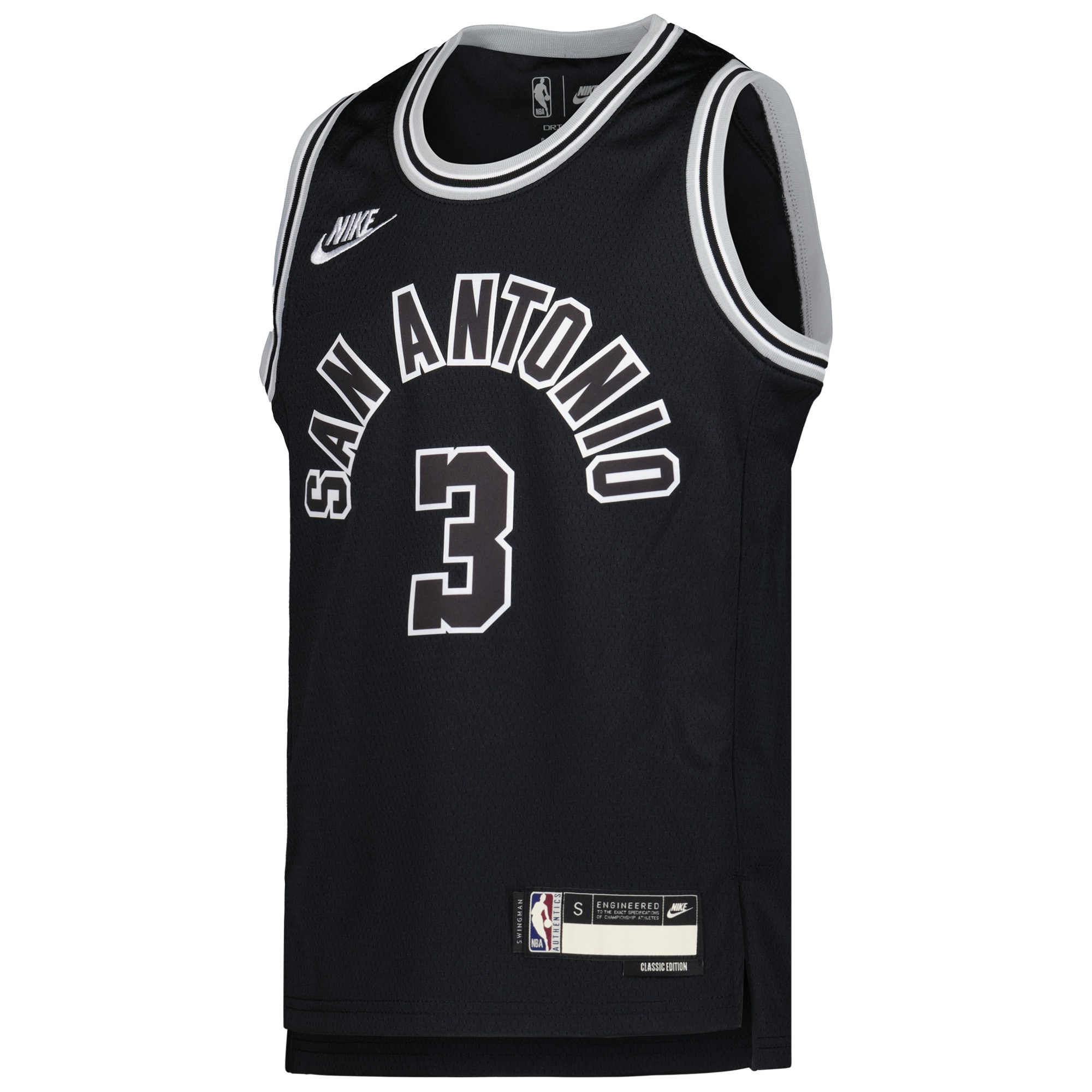 Keldon Johnson San Antonio Spurs Nike Youth 2022/23 Swingman Jersey - Classic Edition - Black