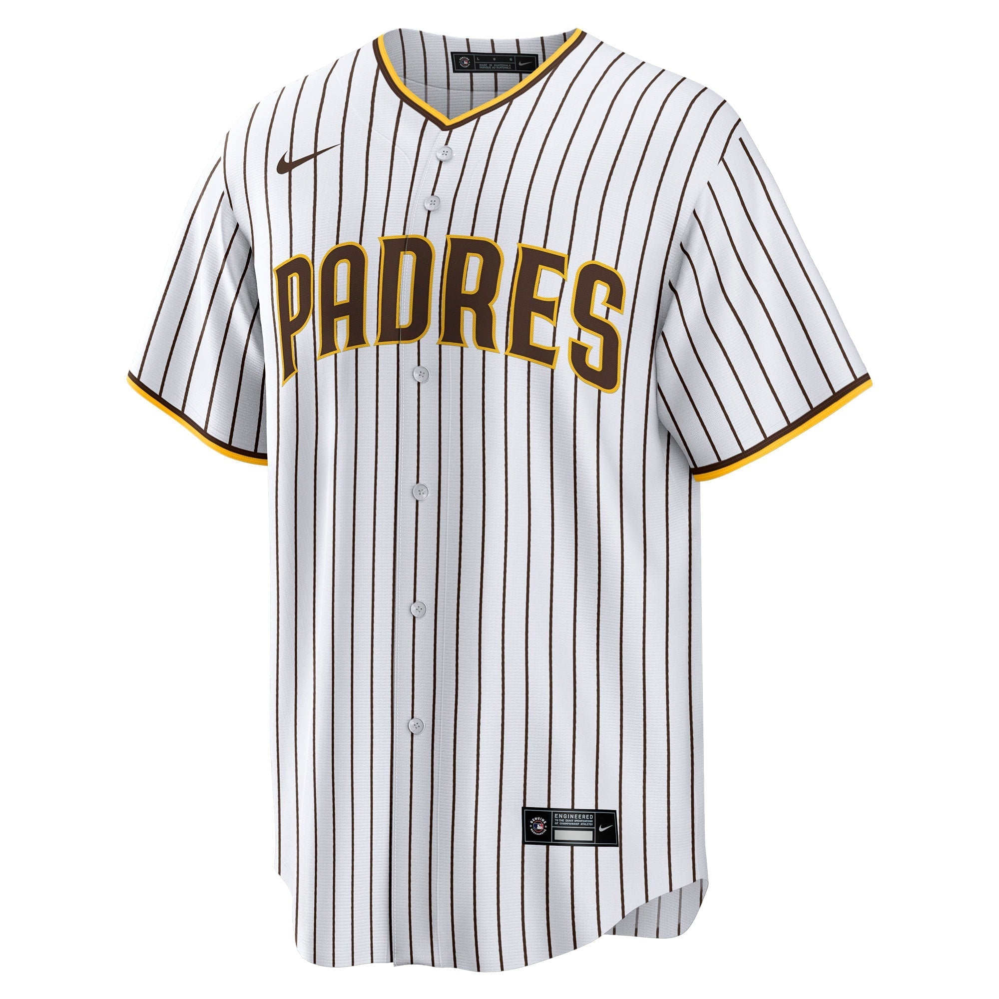 Men's Nike Juan Soto White/Brown San Diego Padres Home Replica Player Jersey