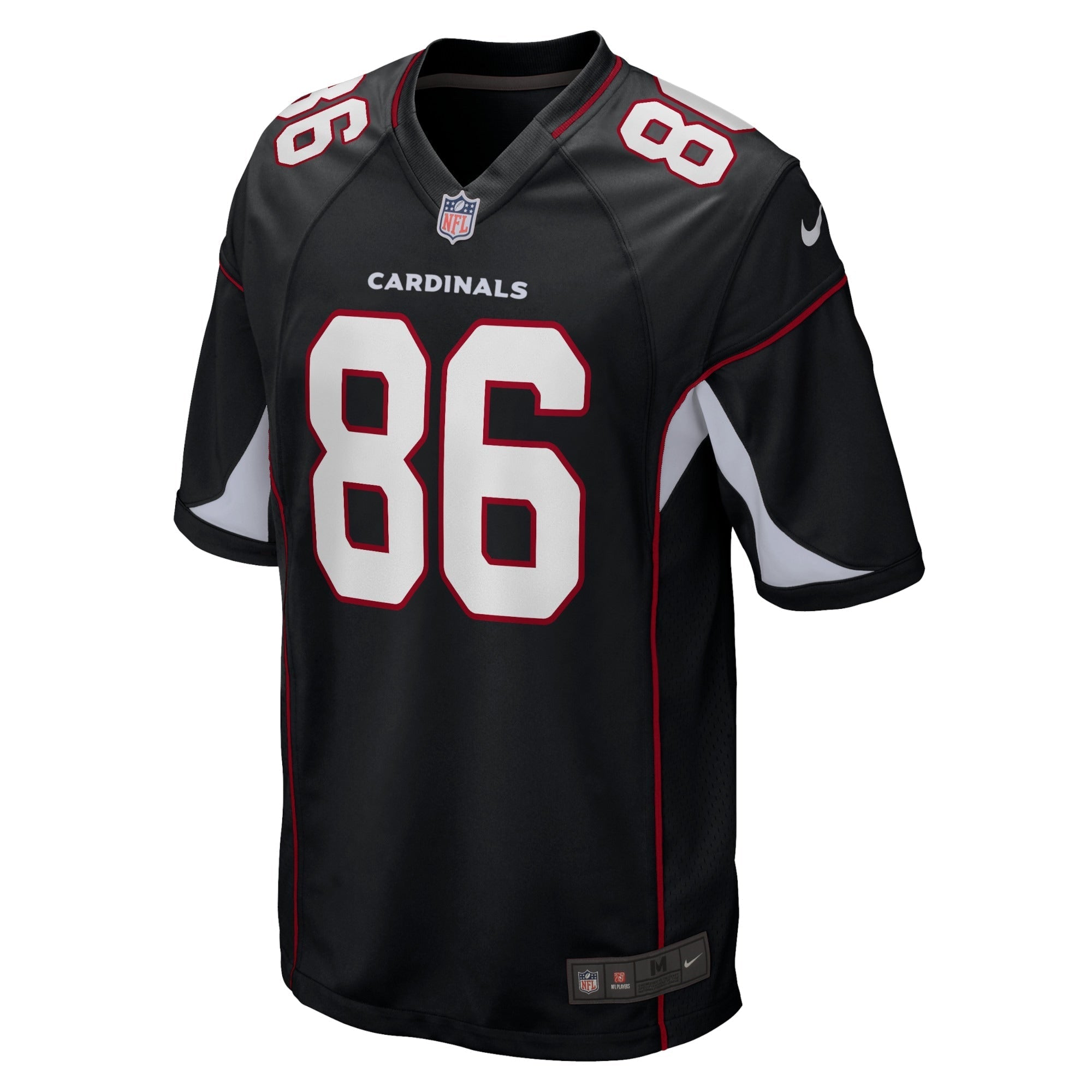 Men's Nike Zach Ertz Black Arizona Cardinals Alternate Player Game Jersey