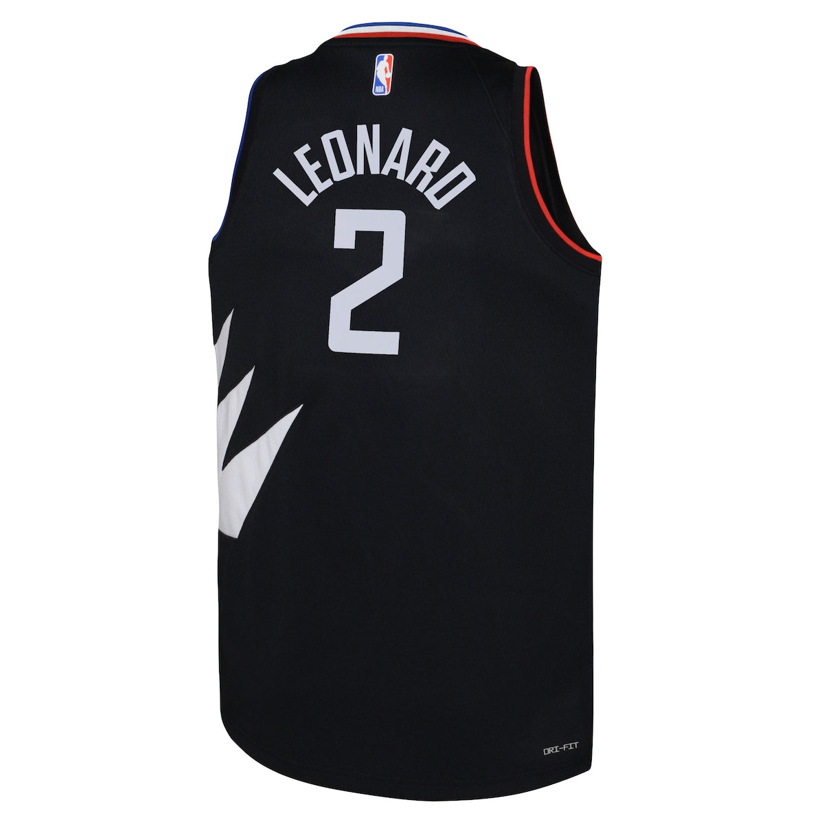 Boys' Grade School Kawhi Leonard Jordans Clippers Swingman Jersey Statement Edition - Black